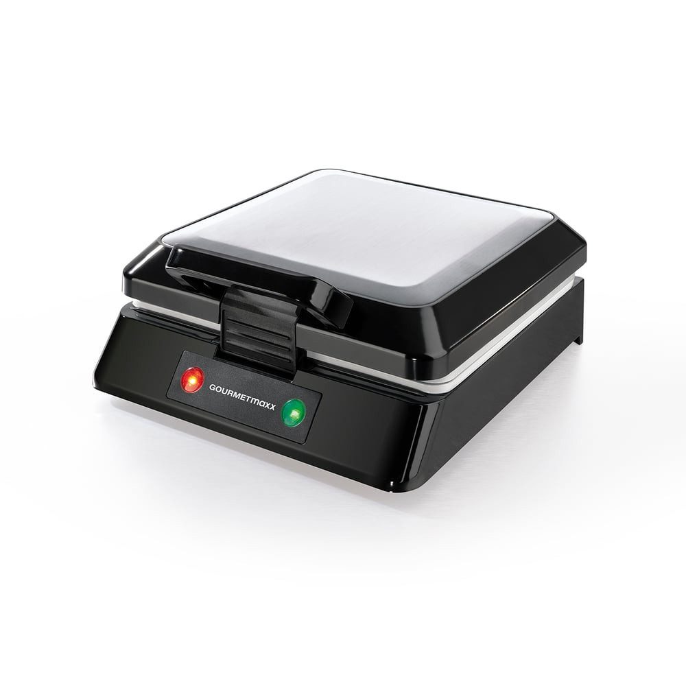 GOURMETmaxx Waffeleisen GOURMETmaxx Waffeleisen Belgische Waffeln Keramik, 1200 W, Belgische Waffeln, Keramikbeschichtung schwarz