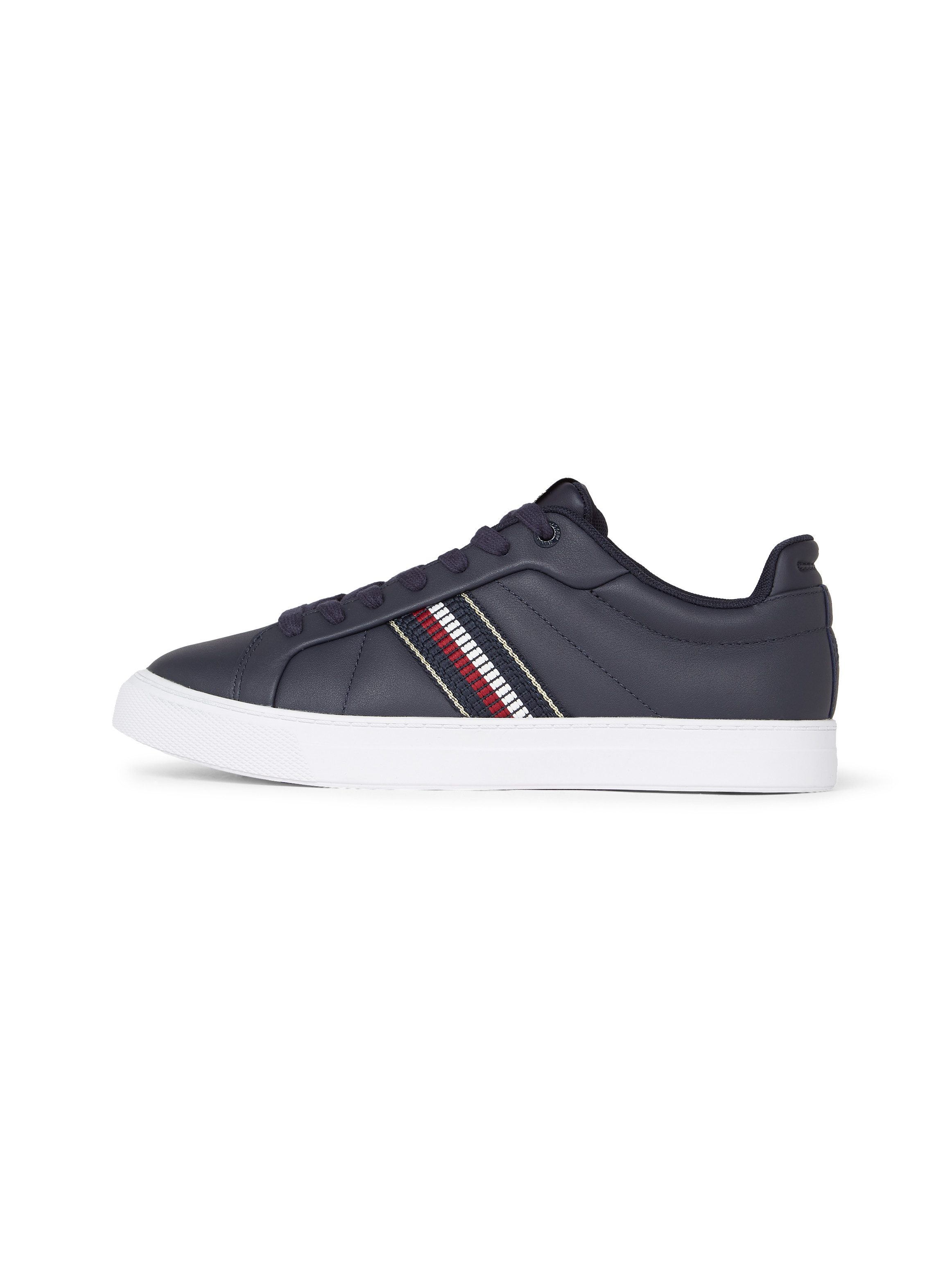 Tommy Hilfiger ICON COURT SNEAKERS STRIPES Plateausneaker, Schnürschuh, Fre günstig online kaufen