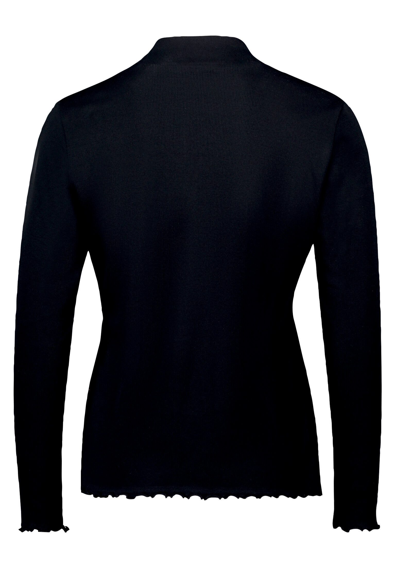 Betty&Co Kurzarmshirt Damen mit Rippenstruktur (1-tlg)