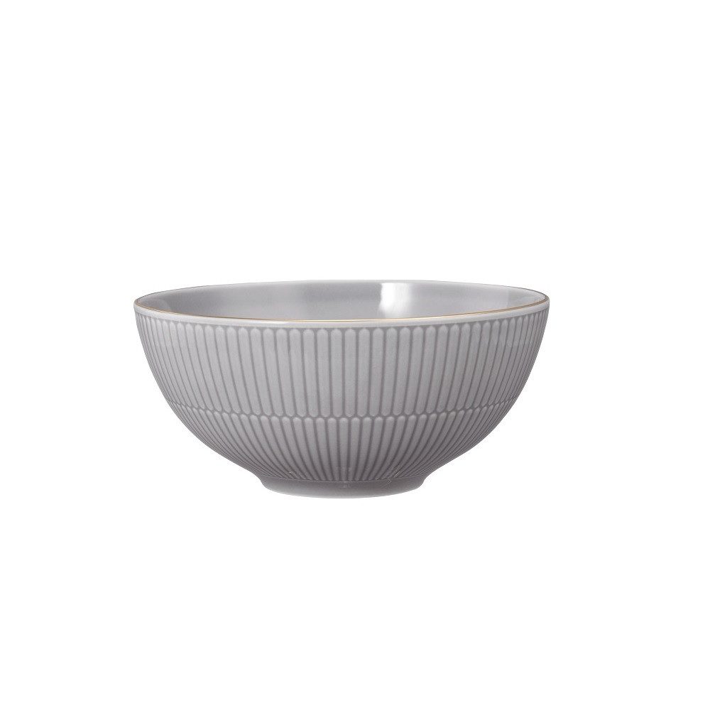 Schüssel Seltmann Weiden Amina silbergrau/Goldrand Schüssel rund 21,5 cm