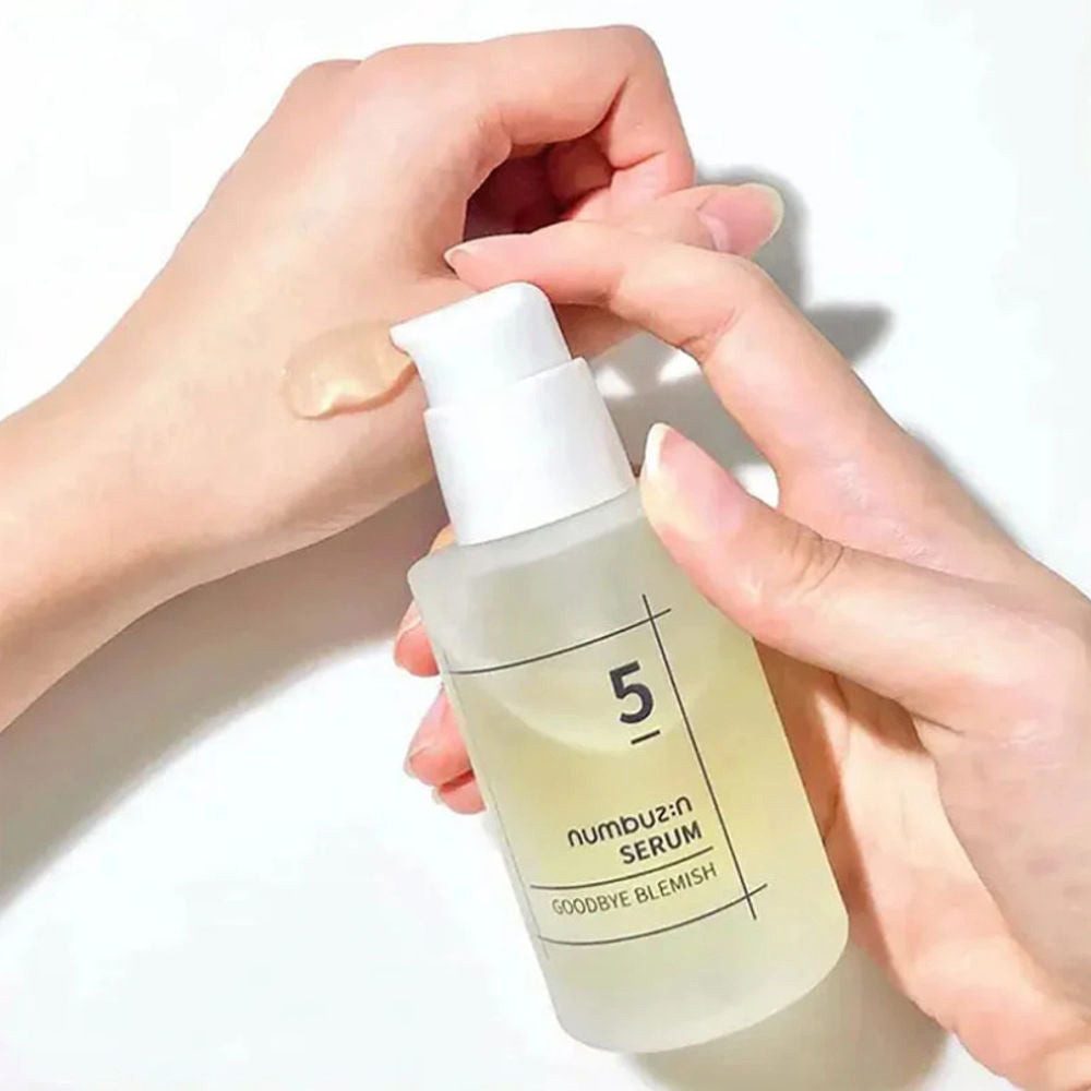 numbuzin Gesichtsserum Numbuzin, No.5 Goodbye Blemish Serum - 50 ml, Hochkonzentriertes Vitamin-C-Serum gegen Unreinheiten und Flecken