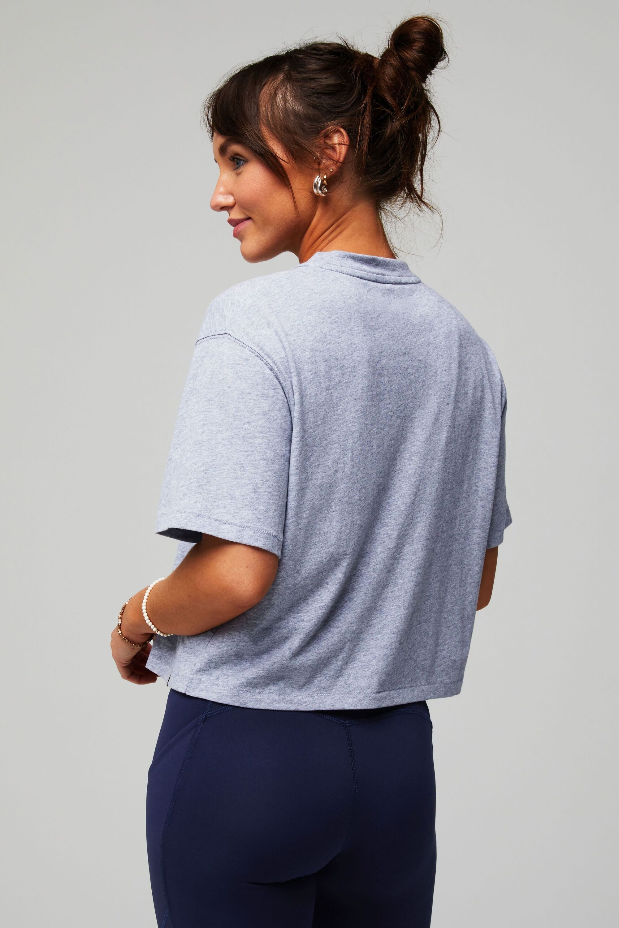 Fabletics Shirttop COTTON BOXY TEE (1-tlg) mit Rundhalsausschnitt