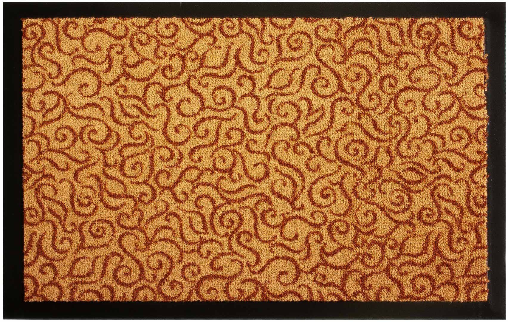 cm, Primaflor-Ideen Küche rechteckig, Höhe: Größe mm, Küchenläufer 90x150 beige rutschhemmend, in waschbar, BRASIL, 6 Textil,