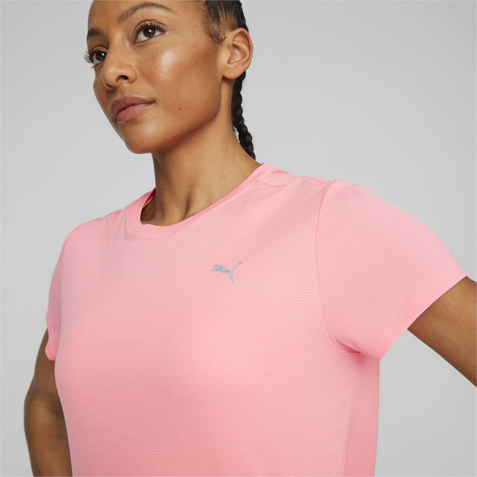 T-Shirt Favourite Ice Running Koral Laufshirt PUMA Damen Pink