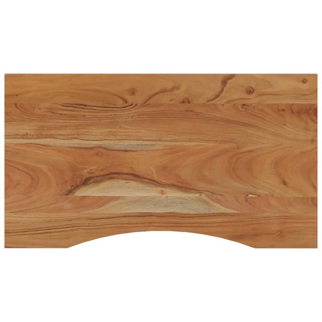 vidaXL Tischplatte Schreibtischplatte 80x50x2,5 cm Rechteckig Massivholz