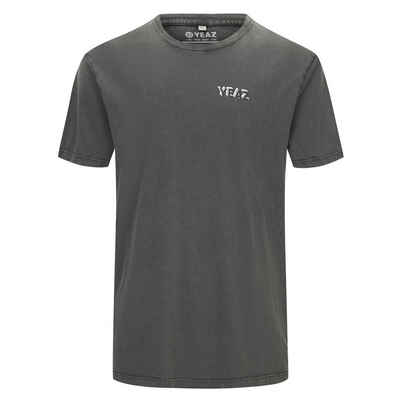 YEAZ T-Shirt CHAWLAY t-shirt T-Shirt im Vintage Look aus hochwertigem veganem Material-Mix