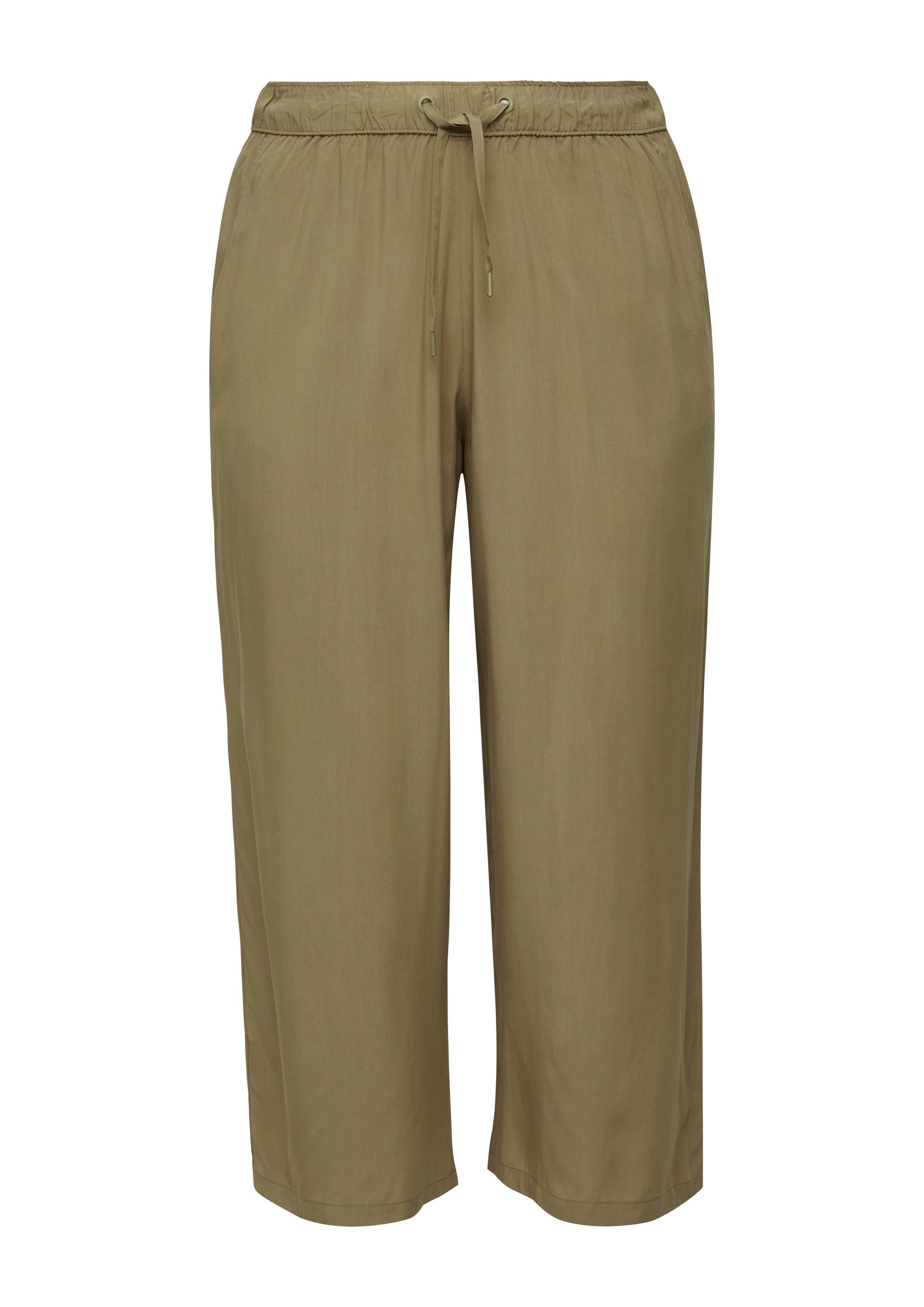 QS Culotte Hose Culotte aus Viskose günstig online kaufen