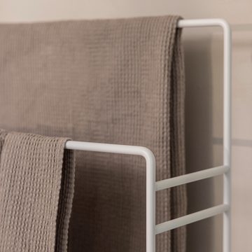 Metallbude Handtuchständer DELAYA, hochwertiger Design Handtuchhalter, platzsparend, ohne Bohren