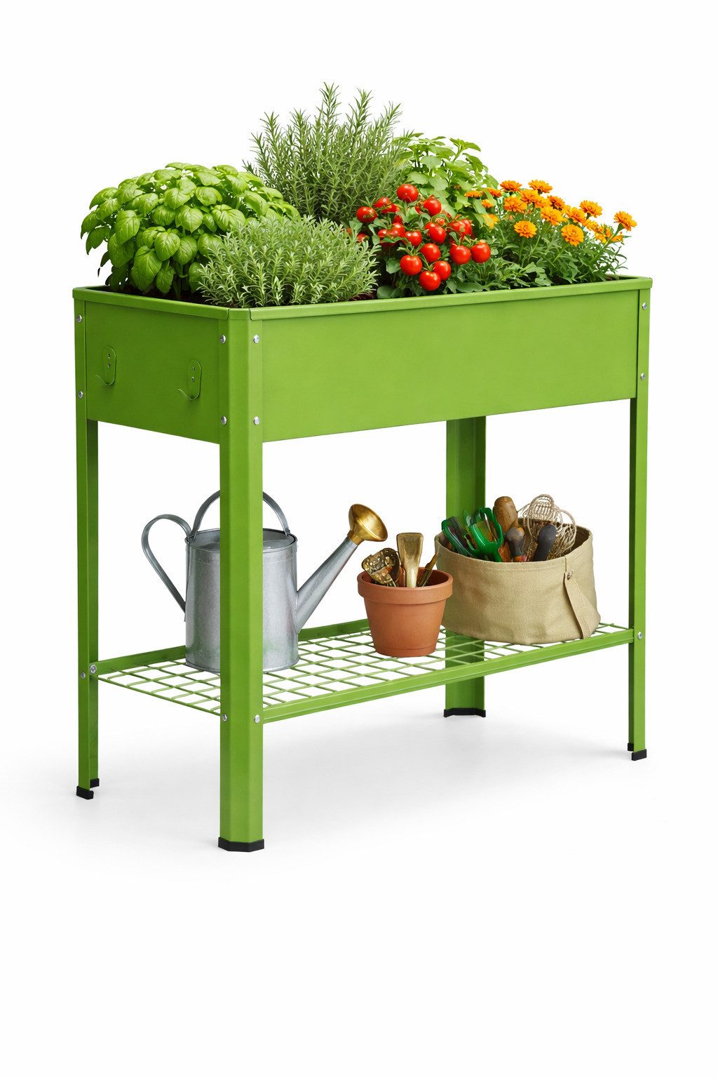 VCM Hochbeet Balora Hochbeet B. 80 x T. 35 x H. 80 cm (Produkt, Montagematerial, einfache Aufbauanleitung), stehender Pflanzkasten für Balkon, Terrasse & Garten