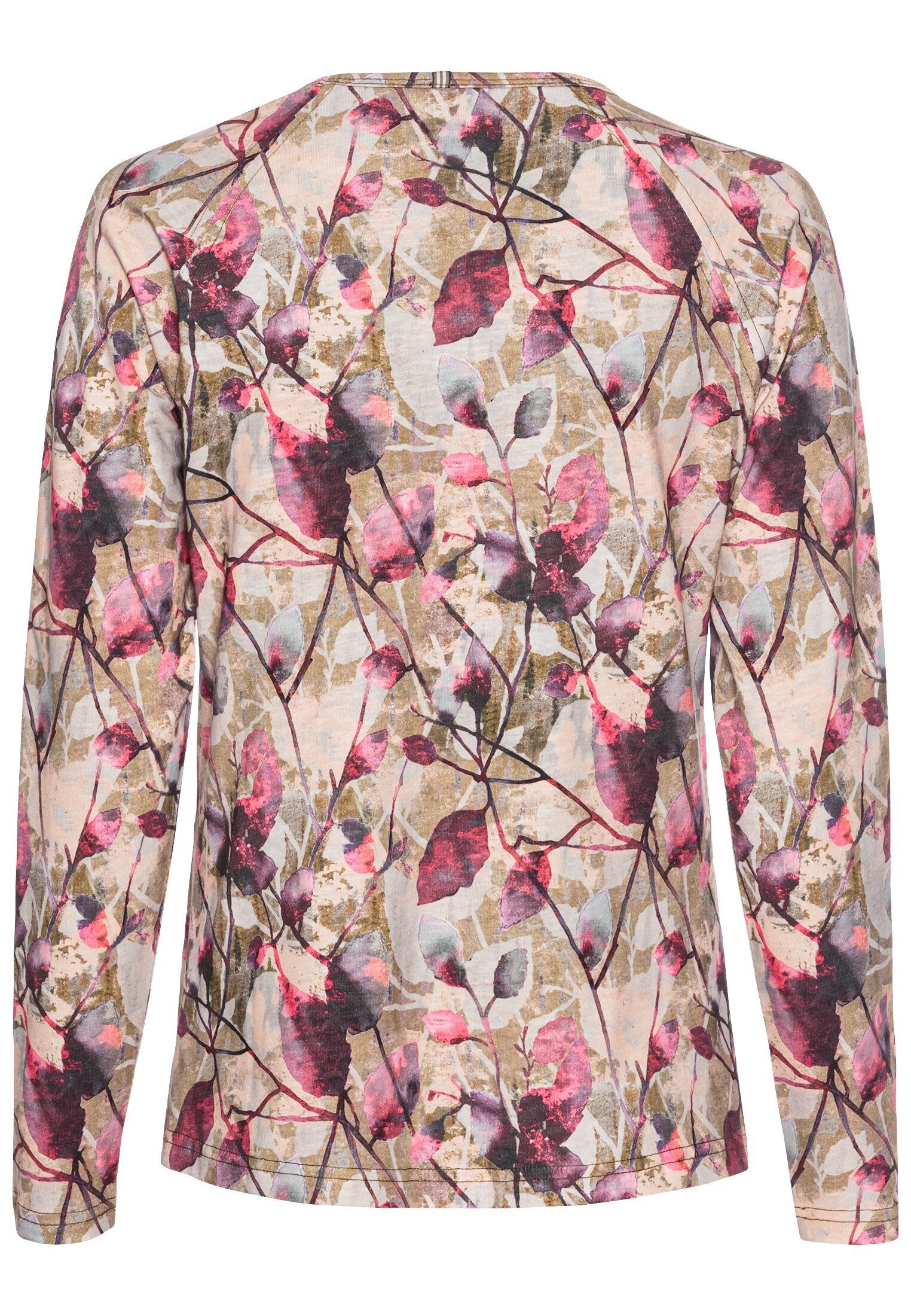 camel active Langarmshirt Langarmshirt aus Organic Cotton günstig online kaufen