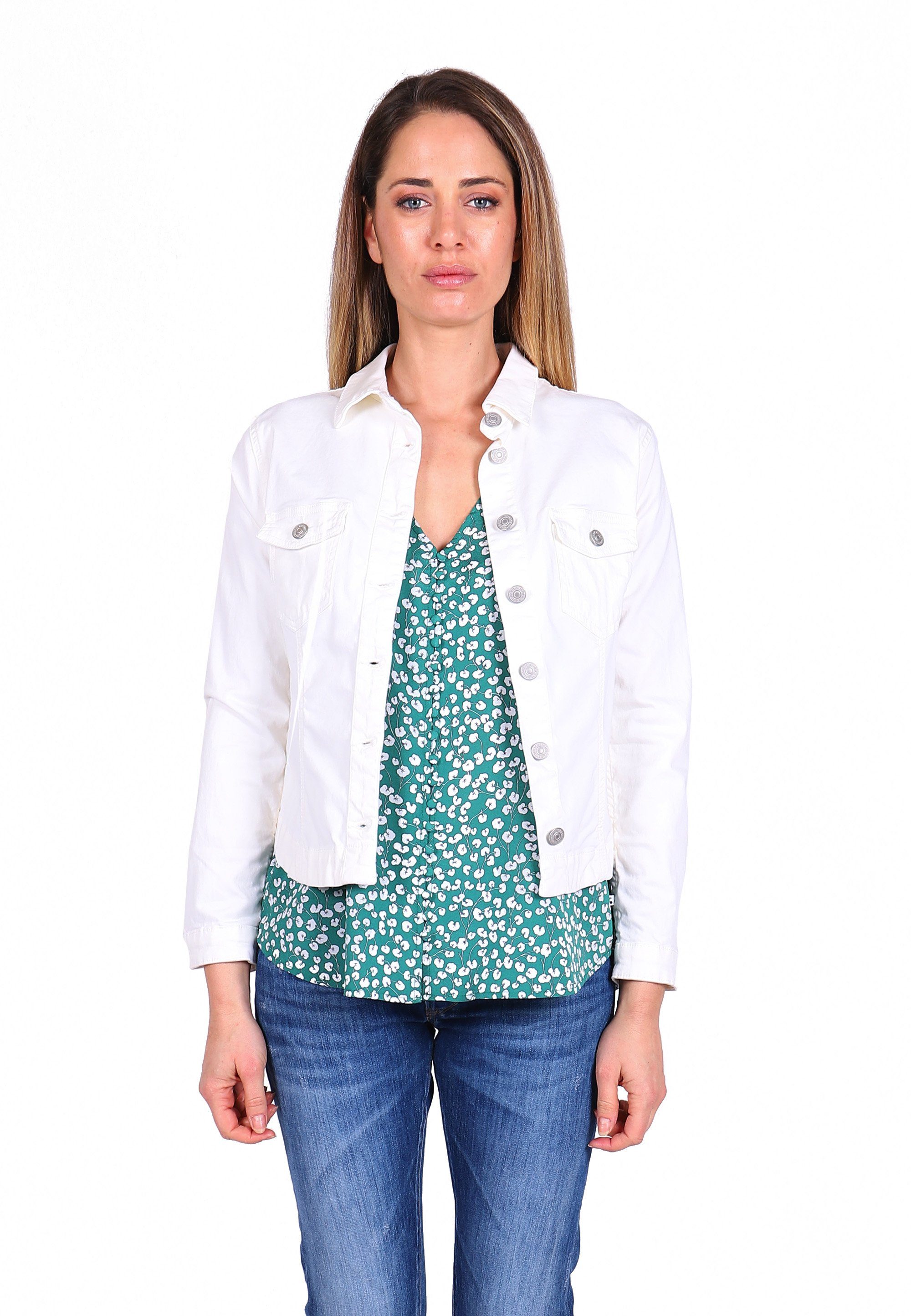 Cerises Le in Design Temps Des weiß Jeansjacke tollem