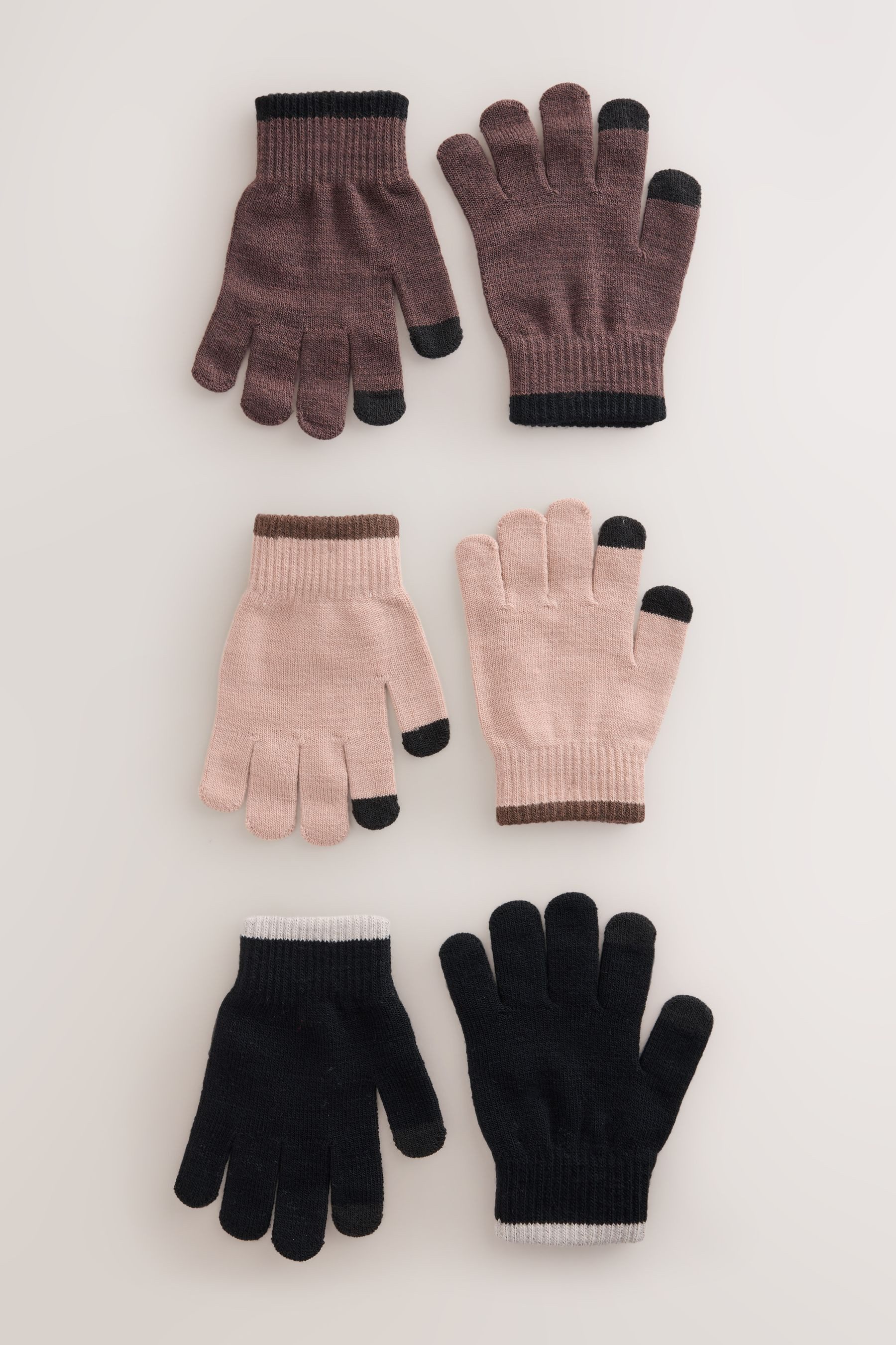 Next Strickhandschuhe Zauberhandschuhe 3er-Pack (3-St)