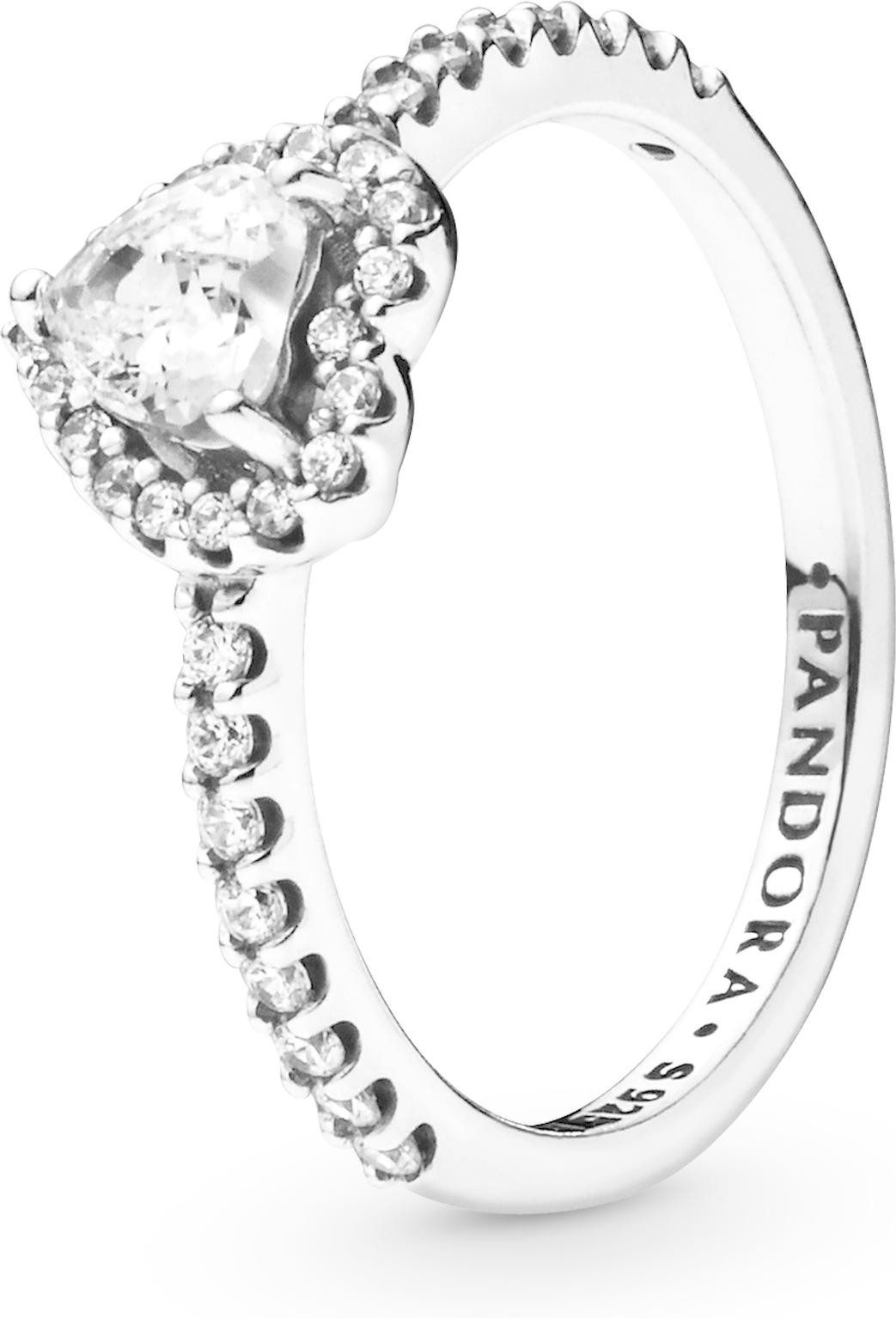 Pandora Fingerring Pandora Erhabenes Herz Ring 198421C01 Damenring günstig online kaufen