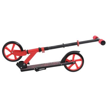 DOTMALL Tretroller 2-Rad-Kinderroller mit verstellbarem Lenker, rotes Geschenk