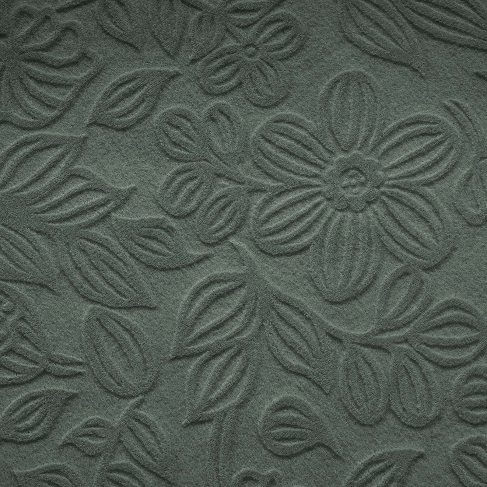 TaCa Home Teppich Kurzflor Teppich Hasenfell Optik, rund, Höhe: 10 mm, Wohnzimmer, Kinderzimmer, Esszimmer, Flora Grün - 80 x 80 cm rund