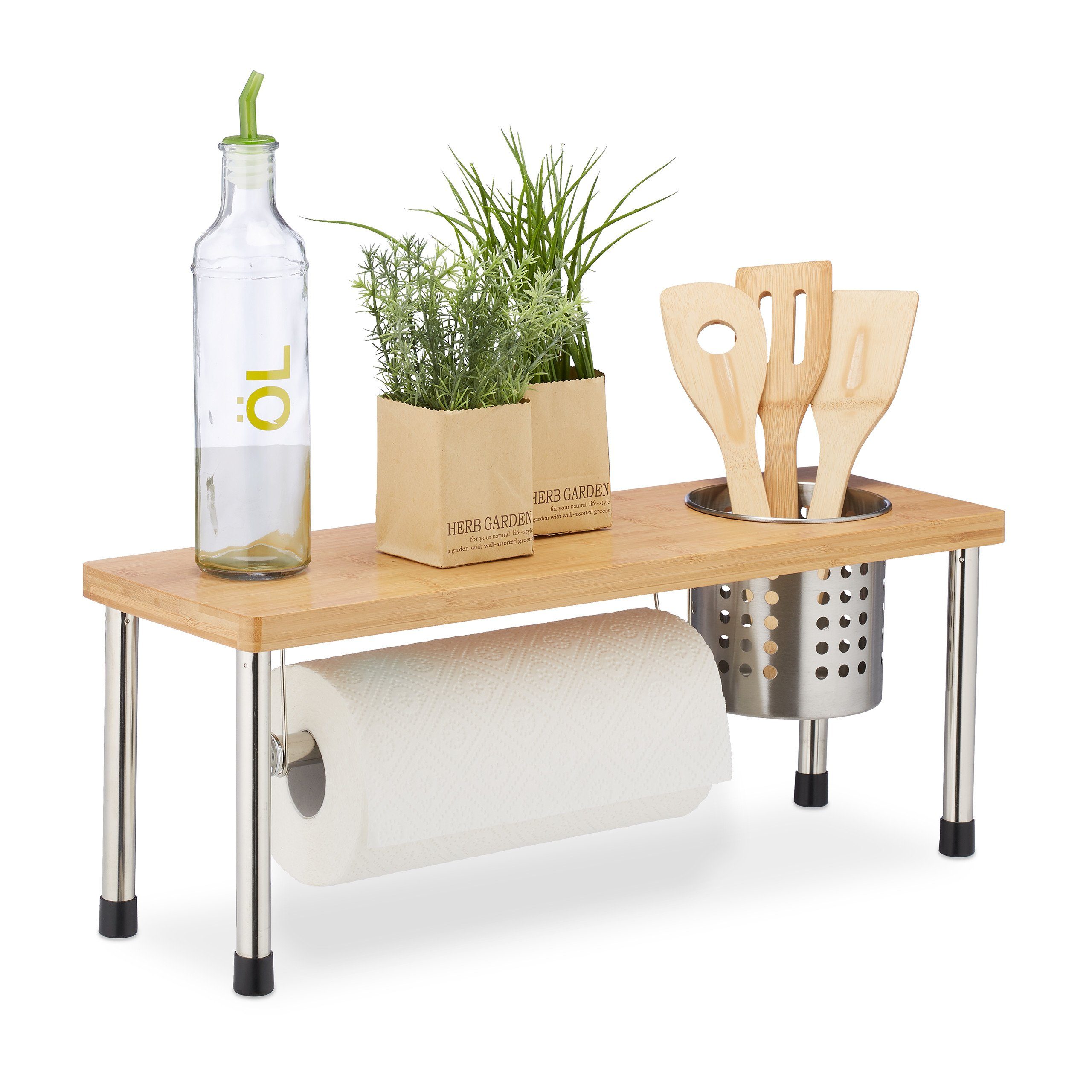 relaxdays Küchenregal Arbeitsplatte günstig online kaufen