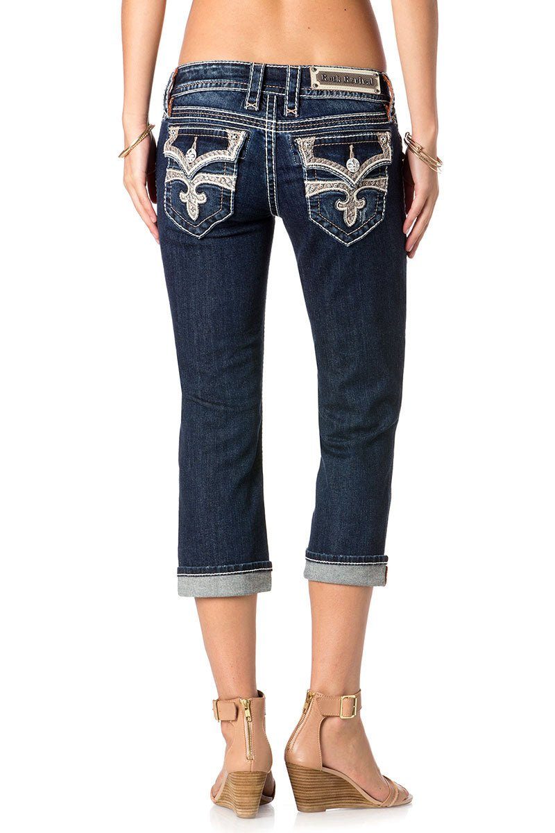 Rock Revival Caprijeans