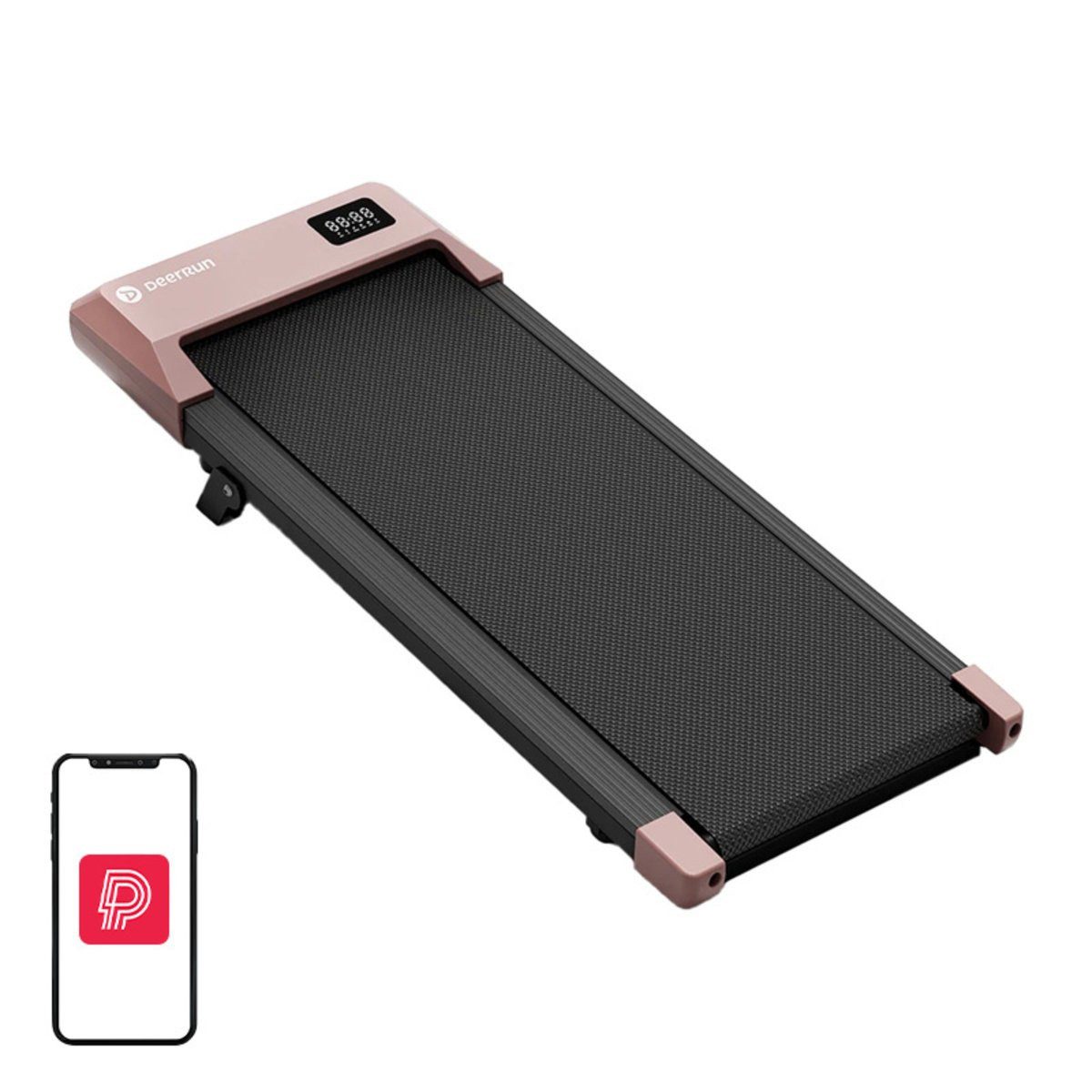 DEERRUN Laufband DeerRun Q2 Urban Plus Elektro-Laufband (Rosa)