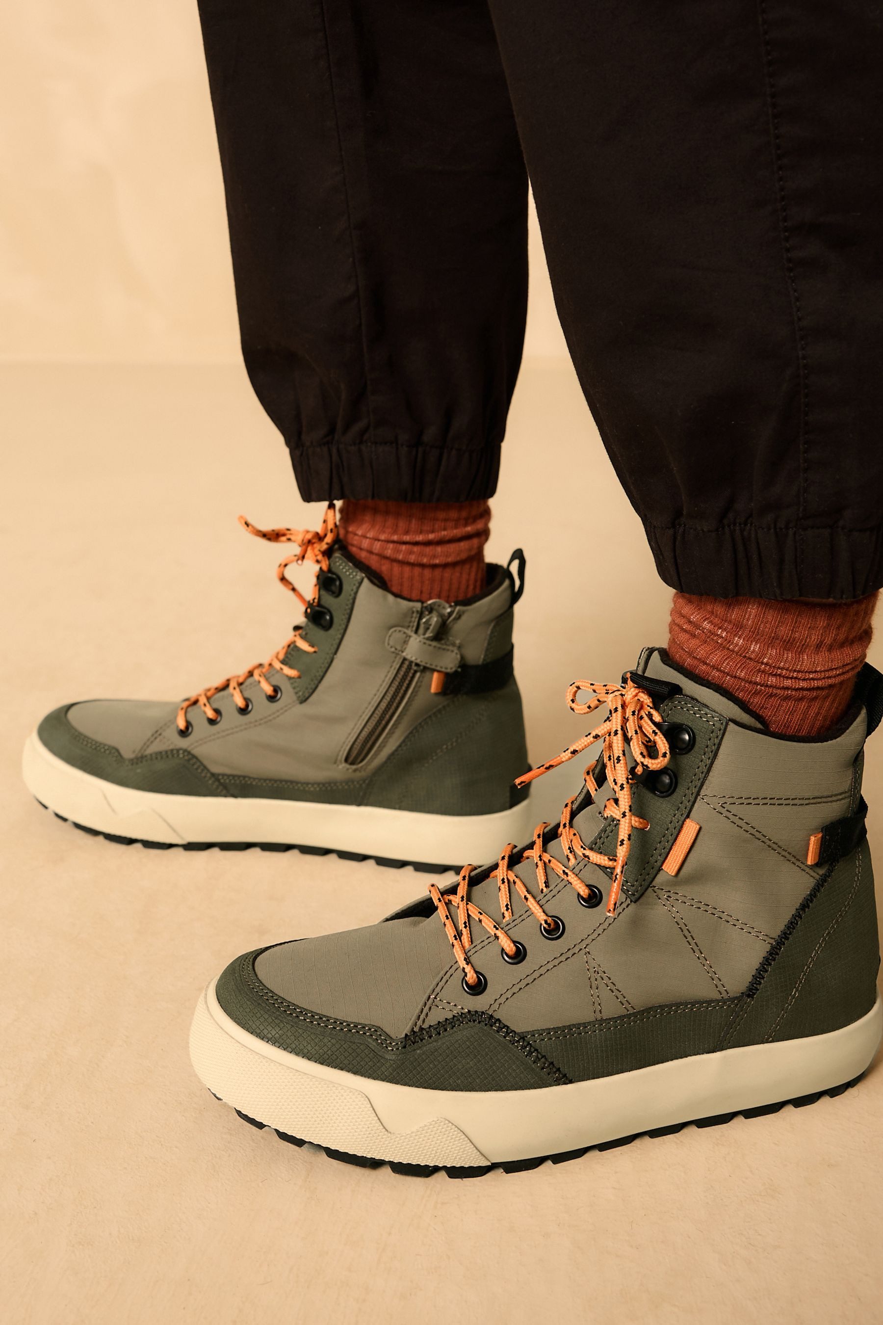 Next Warm gefütterte Hi-Top-Stiefel Winterstiefelette (1-tlg)