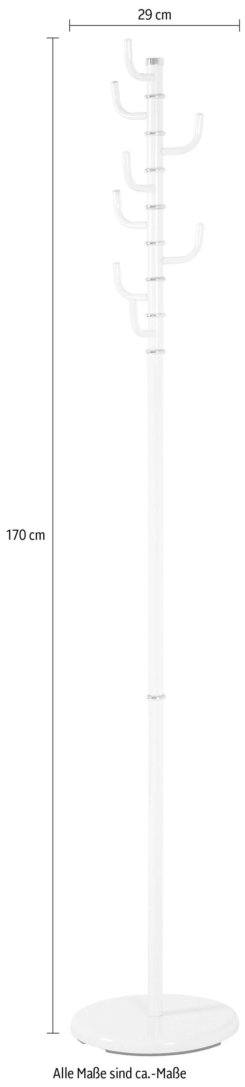 HAKU Garderobenständer 17344, Haken drehbar
