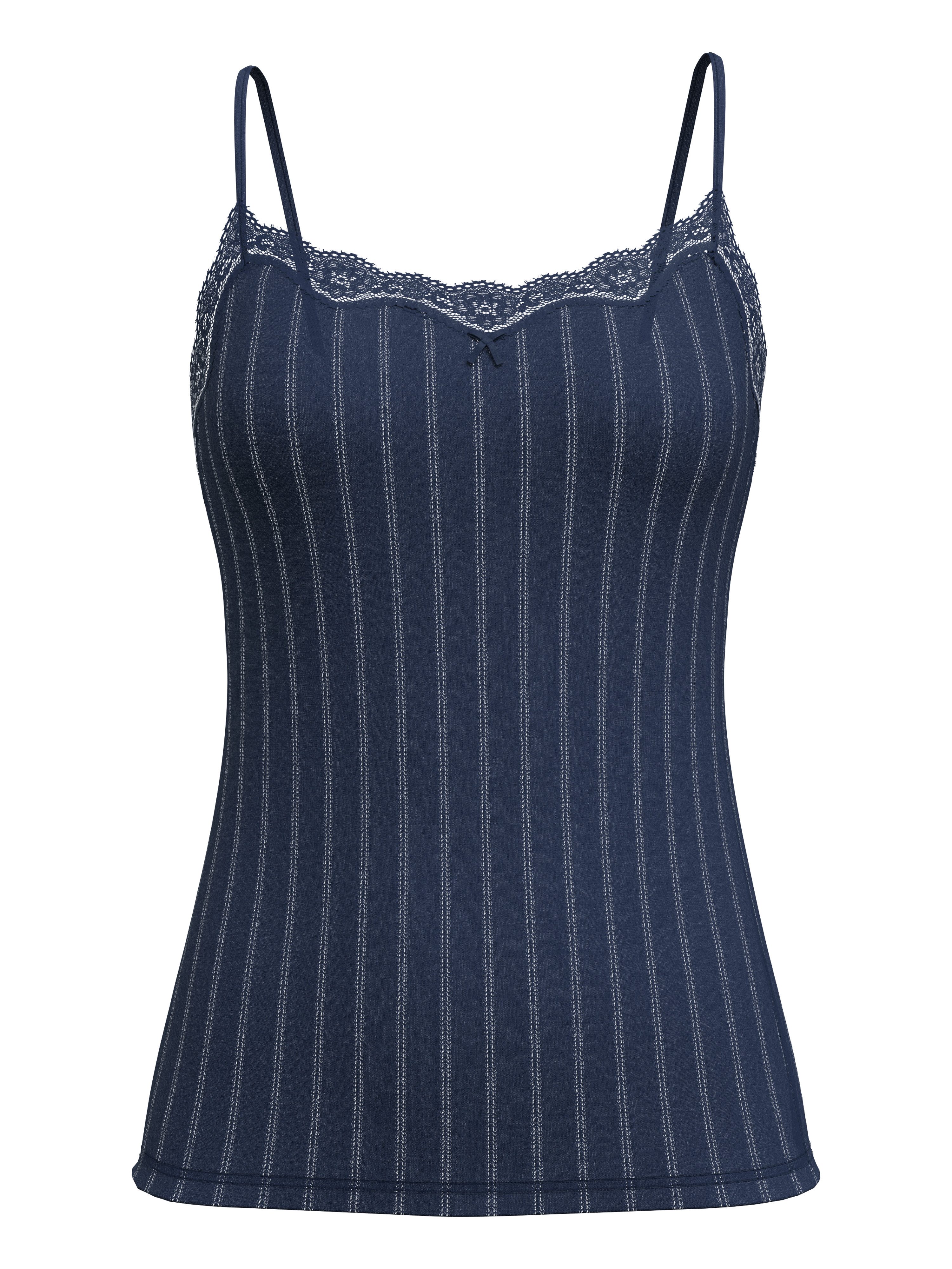 CALIDA Spaghettitop Etude Toujours Nadelstreifen-Optik, Spitze, elastisch, günstig online kaufen