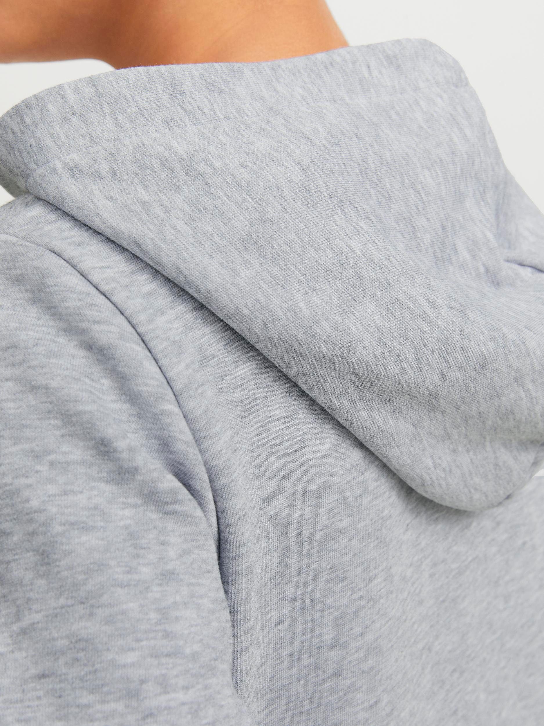 HOOD JJEBRADLEY SWEAT Jack & Jones NOOS melange grey light Hoodie JNR Junior