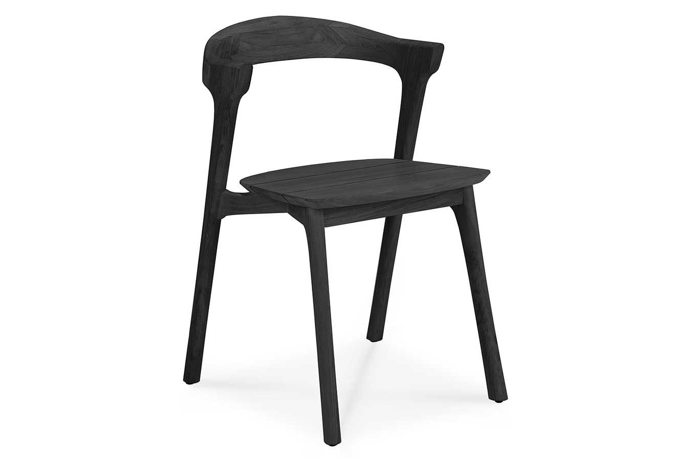 Ethnicraft Armlehnstuhl Outdoor Stuhl Bok Teak schwarz