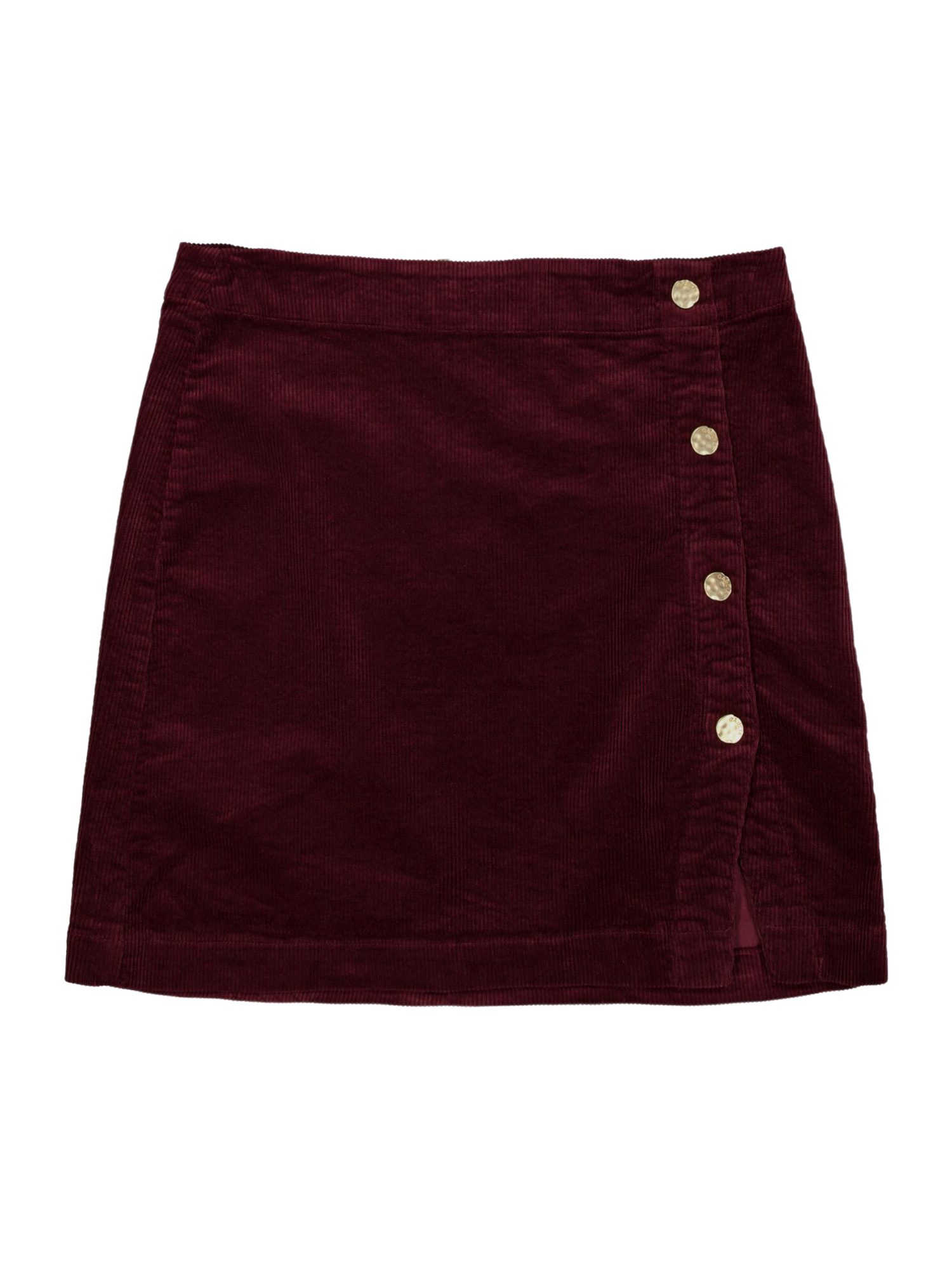 Garcia A-Linien-Rock rot,Casual,Baumwolle,Strukturiert,Relaxed Fit,Hoch