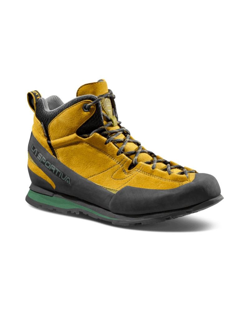 Boulder X Mid GTX (Zustieg, wasserdicht) gelb/carbongrau Herren Wanderschuh