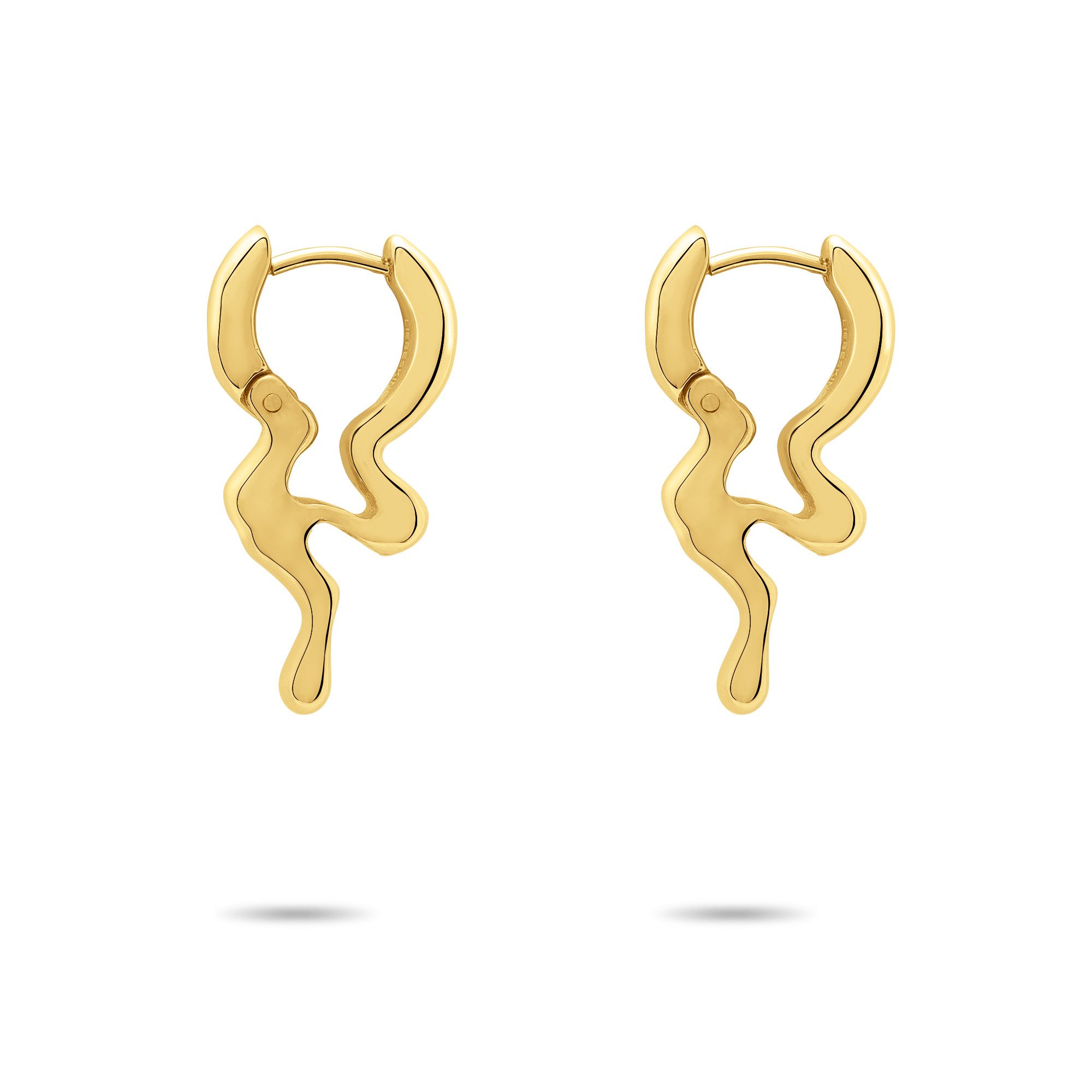 Liebeskind Berlin Paar Creolen Schmuck Geschenk Edelstahl Ohrringe The Melting Organic