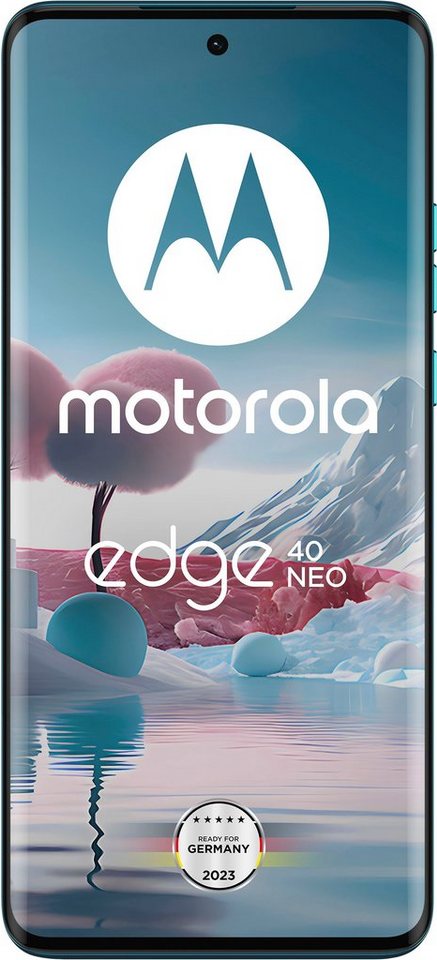 Motorola edge 40 neo, 256 GB Smartphone (16,64 cm/6,55 Zoll, 256 GB  Speicherplatz, 50 MP Kamera)