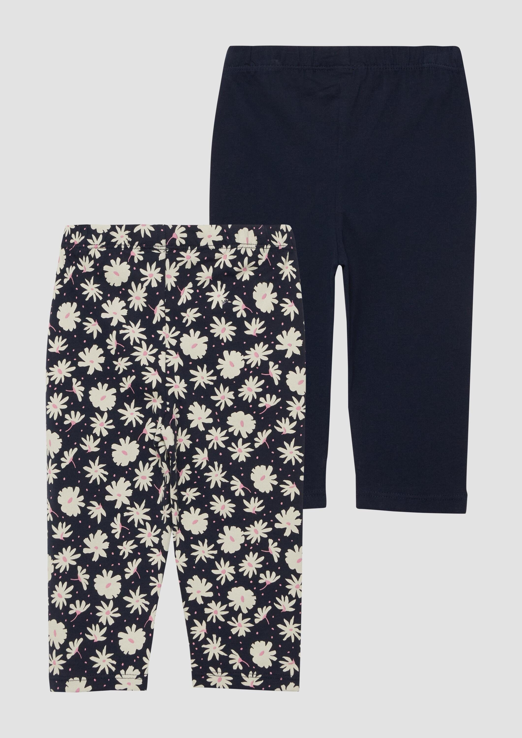 s.Oliver Leggings Leggings Doppelpack Capri-Leggings