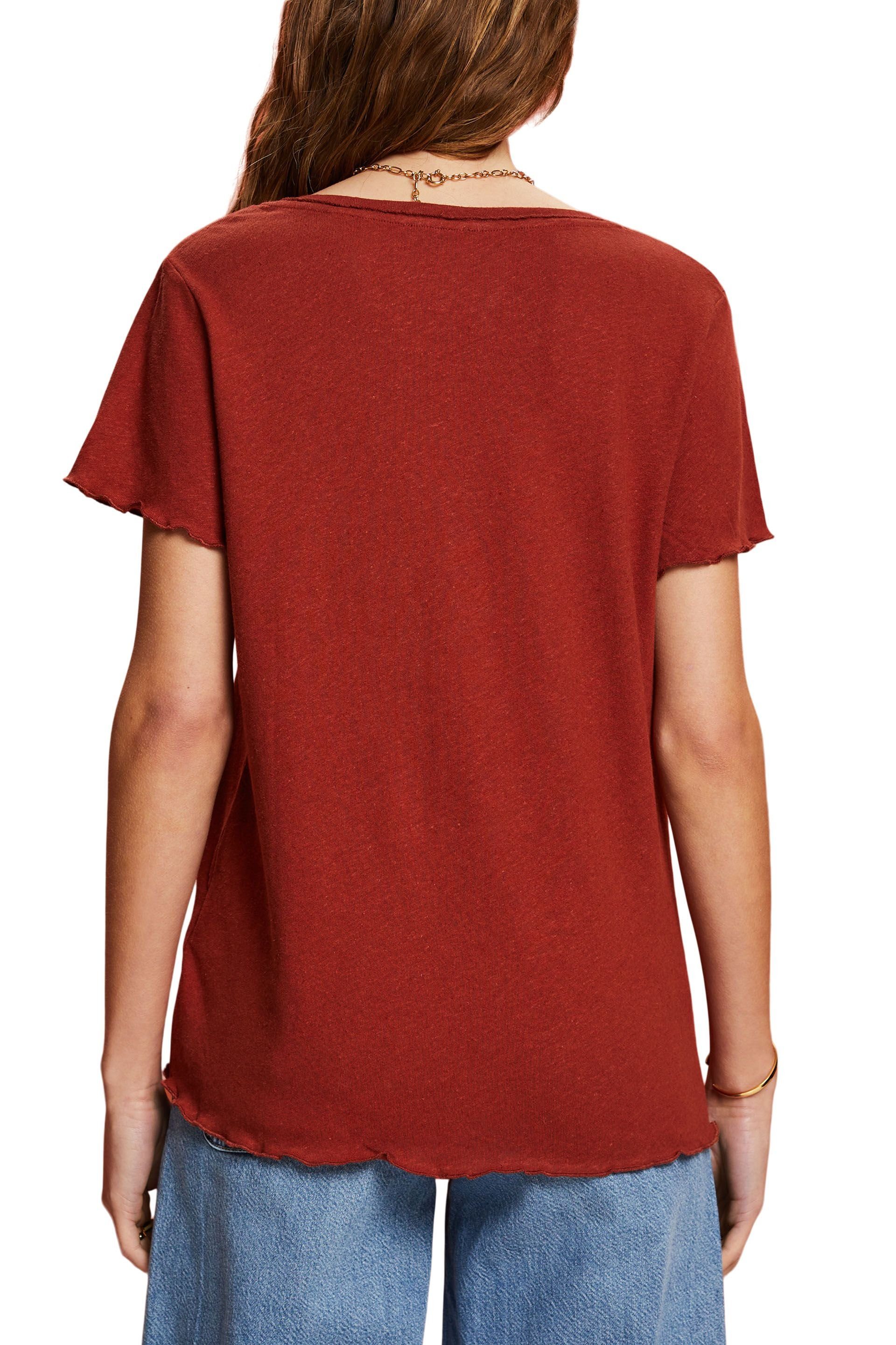 T-Shirt terracotta Esprit