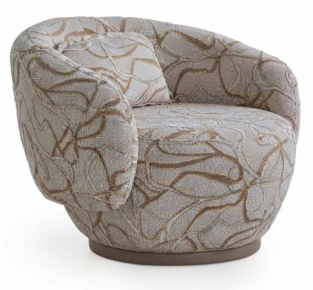 Xlmoebel Cocktailsessel Sessel Moderner Stil Grau Luxuriöse Bequem Minimalistisch (1-St., 1-tlg)
