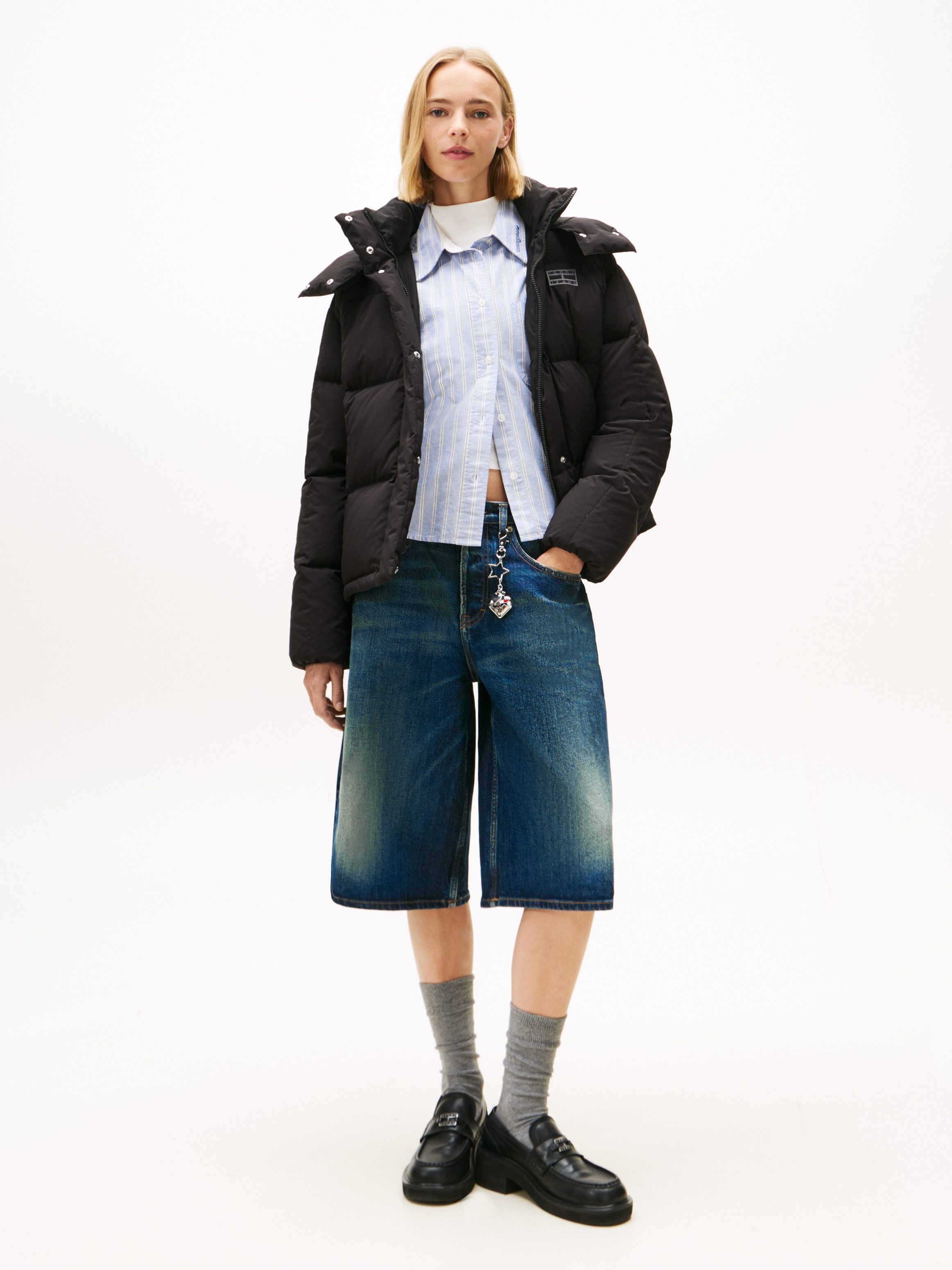 Tommy Jeans Steppjacke TJW ALASKA GRID DOWN JACKET EXT
