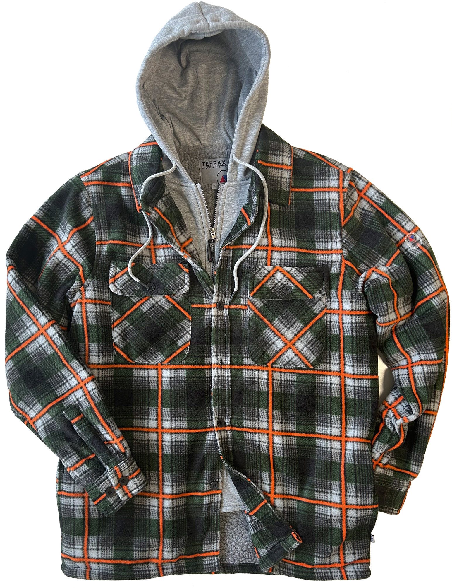 Terrax Workwear Langarmhemd 11112-4651 Terrax Thermohemd Karriert günstig online kaufen