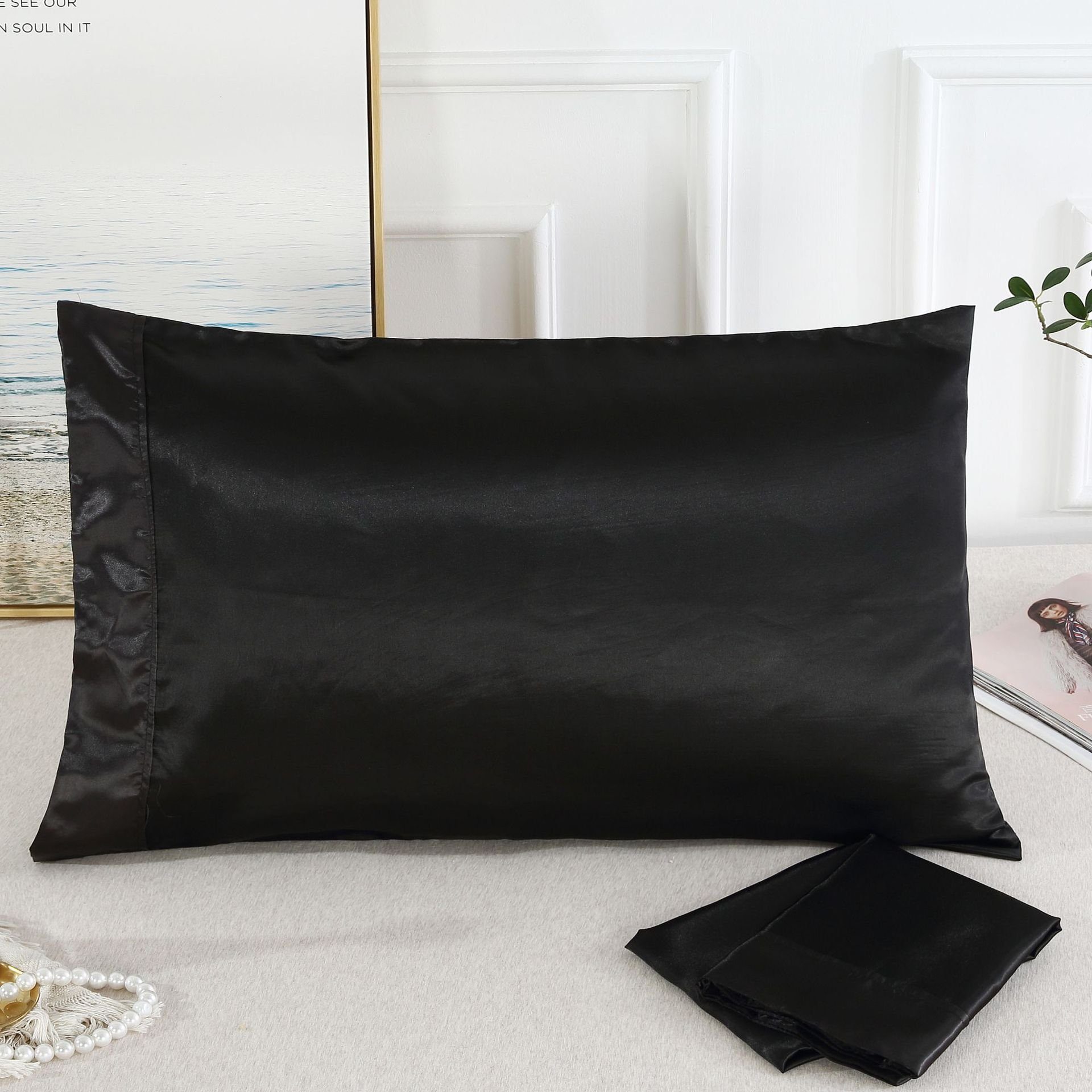 Coonoor Kissenbezug Satin Kissenbezug,Seiden-Kissenbezug, (2 Stück) günstig online kaufen