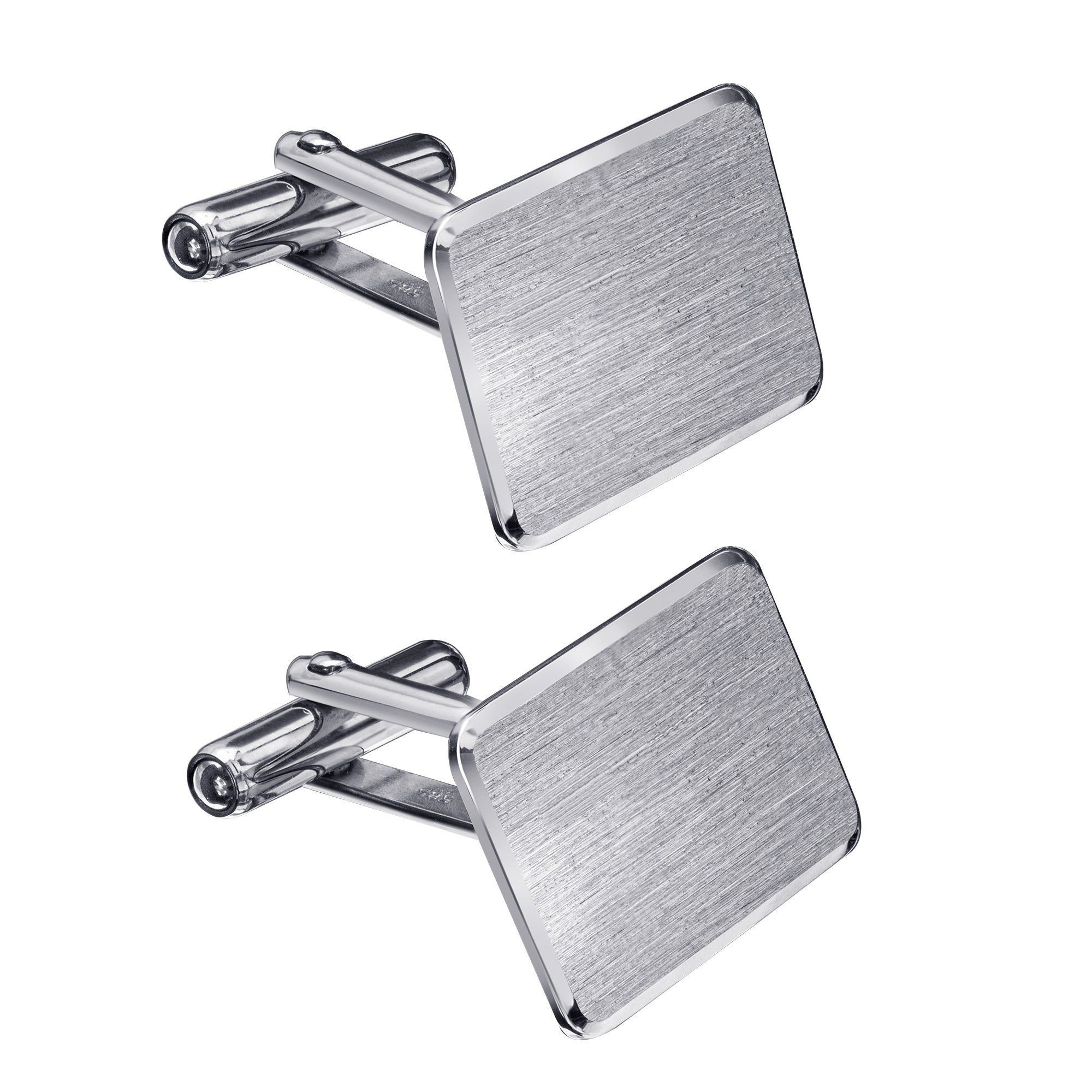 JEVELION Запонки Business 925 Silber - Made in Germany (Accessoire, für Herren), Stilvoll zum Geschäftstermin