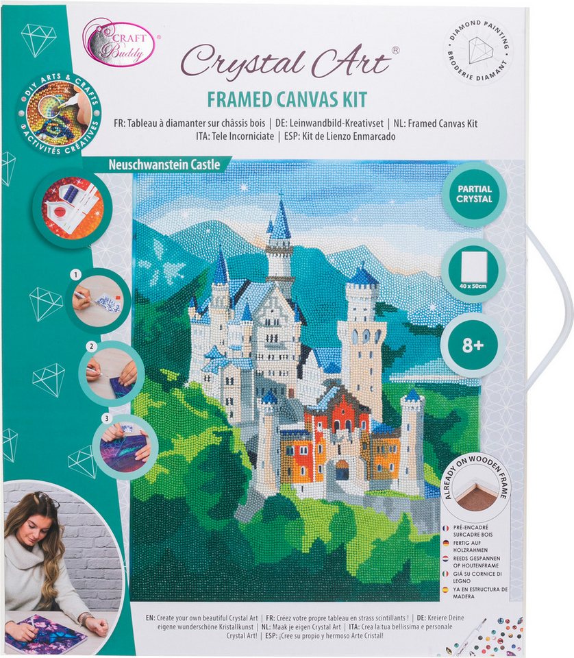 Thumbnail - CRAFT Buddy Malvorlage Diamond Painting Crystal Art Kit 40x50cm, 50x40cm
