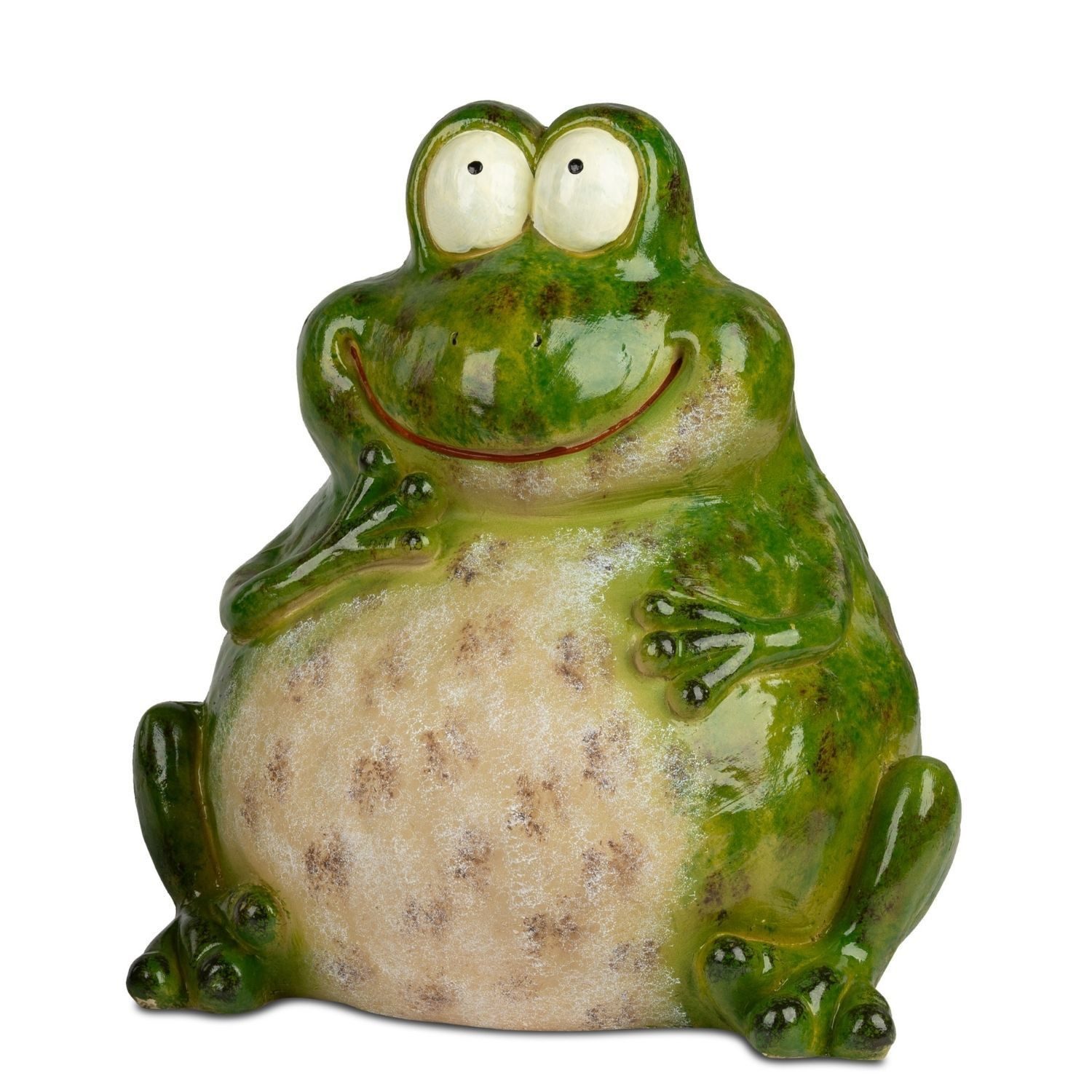 formano Dekofigur Cartoon, Höhe: 36cm, Farbe: Grün, Motiv: Frosch