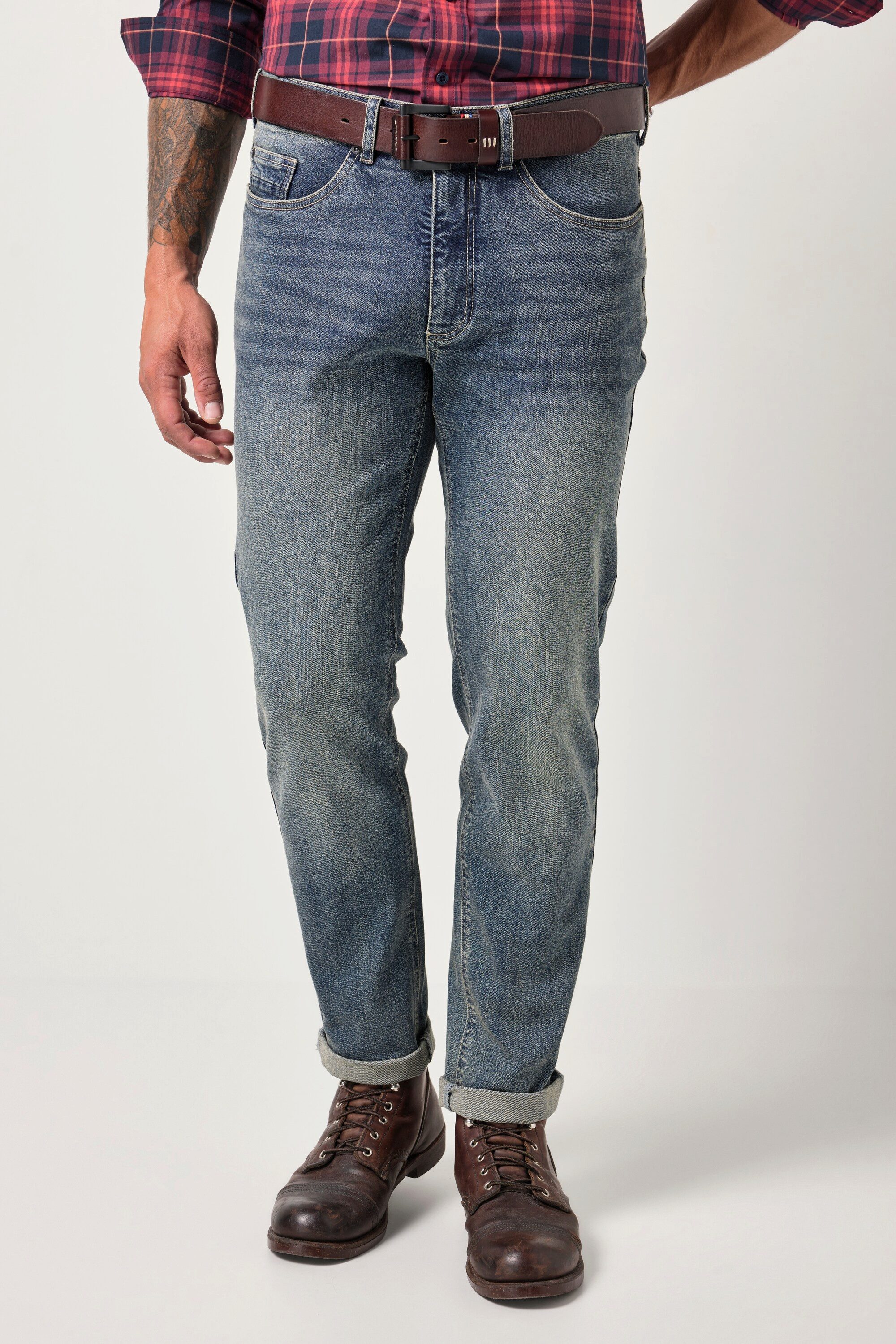 JP1880 5-Pocket-Jeans Jeans FLEXNAMIC® Denim 5-Pocket Vintage Look