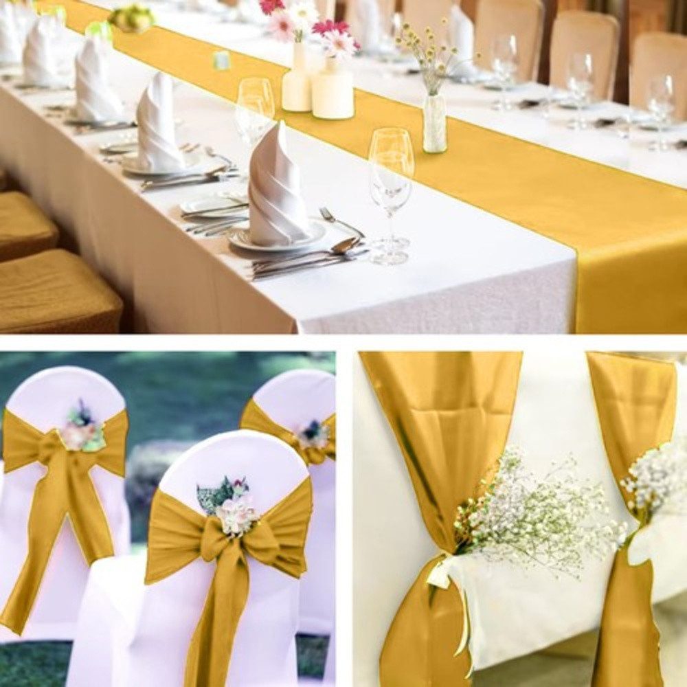 Ruhhy Tischläufer Weihnachtstischläufer Deko-Tischdecke (Spar-Set 1-tlg, dekorativ), Pflegeleicht: einfach waschen, schnell wieder einsatzbereit