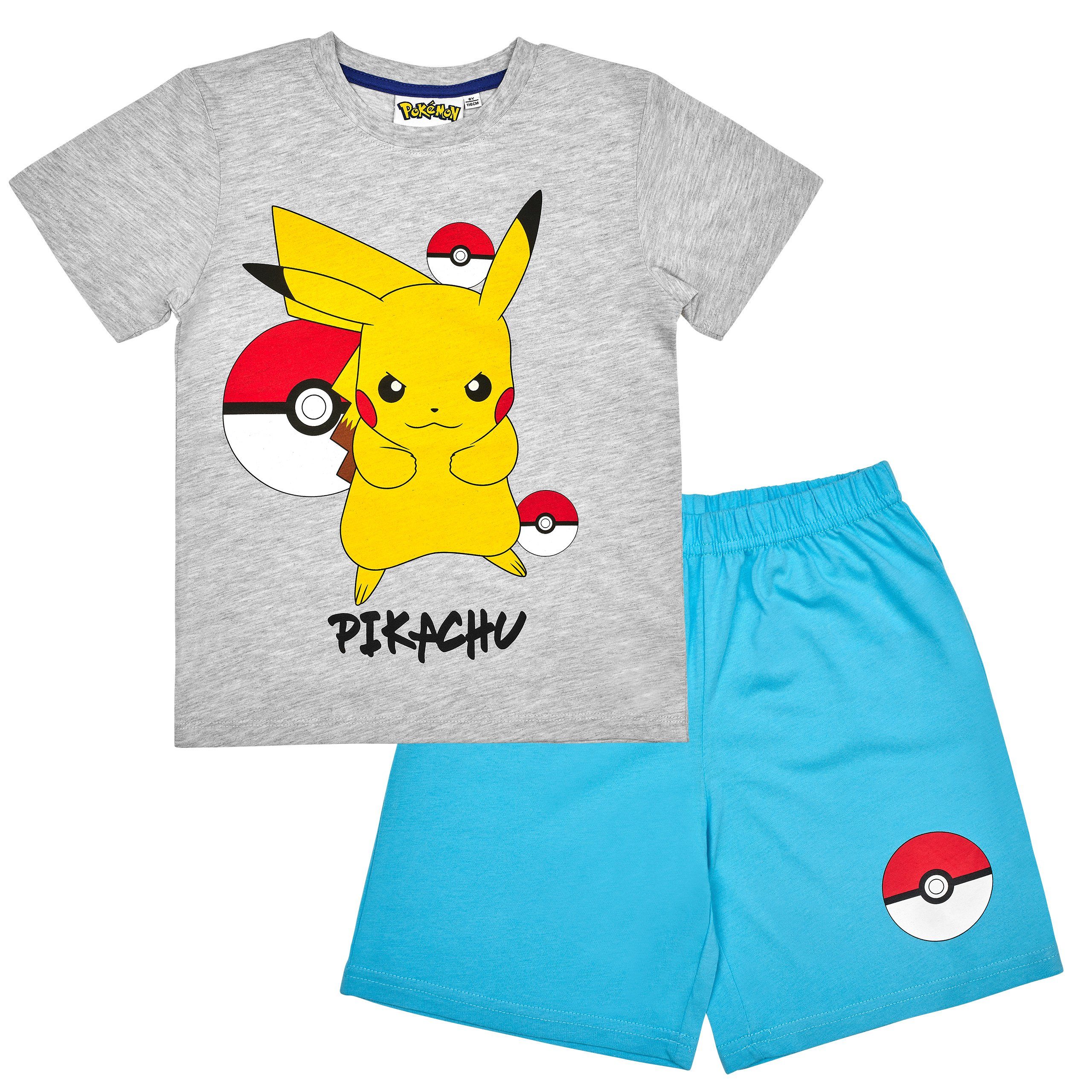POKÉMON Schlafanzug Pokemon Pyjama kurzer Schlafanzug