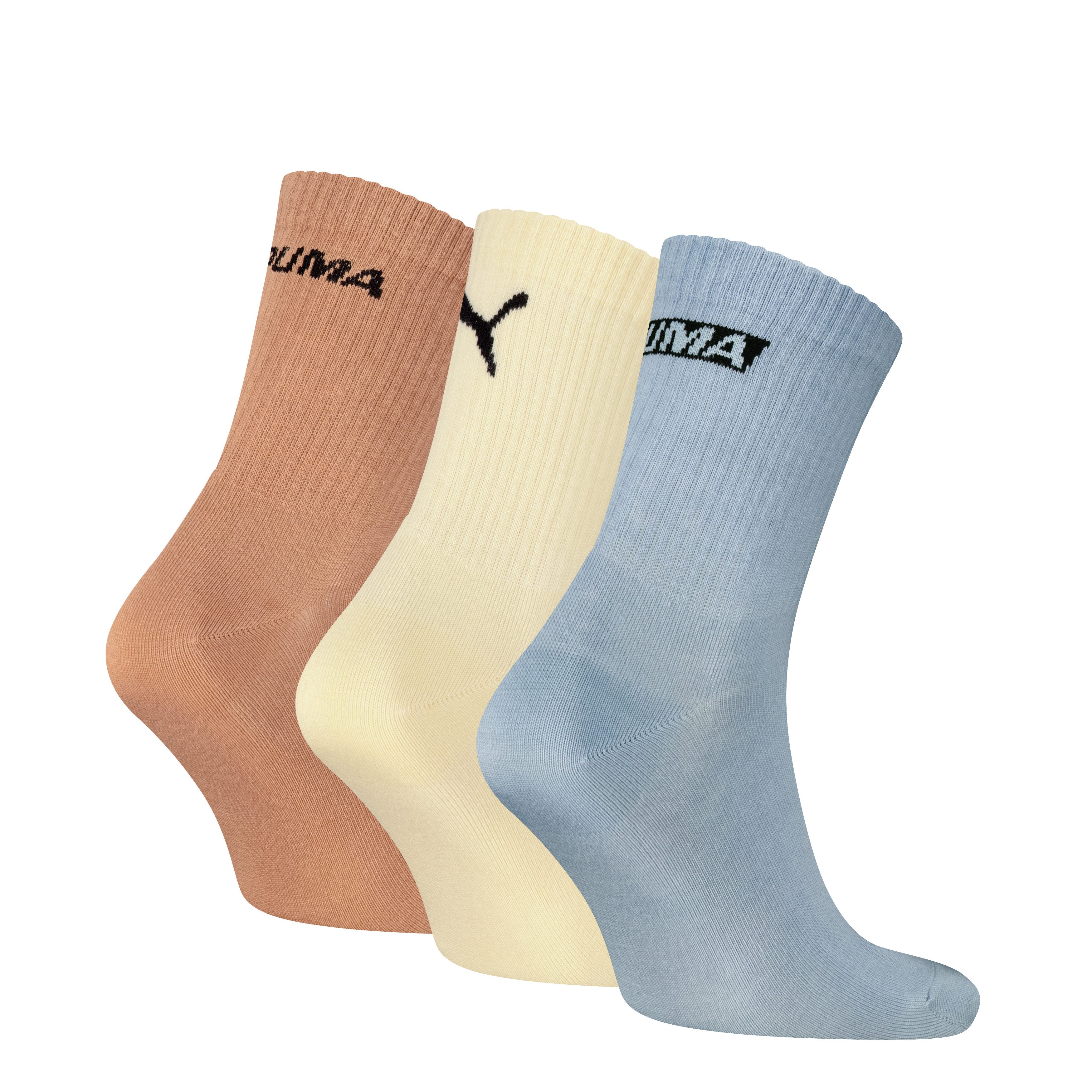 PUMA Kurzsocken PUMA UNISEX LOGO STACKING SHORT CREW (3 Paar)