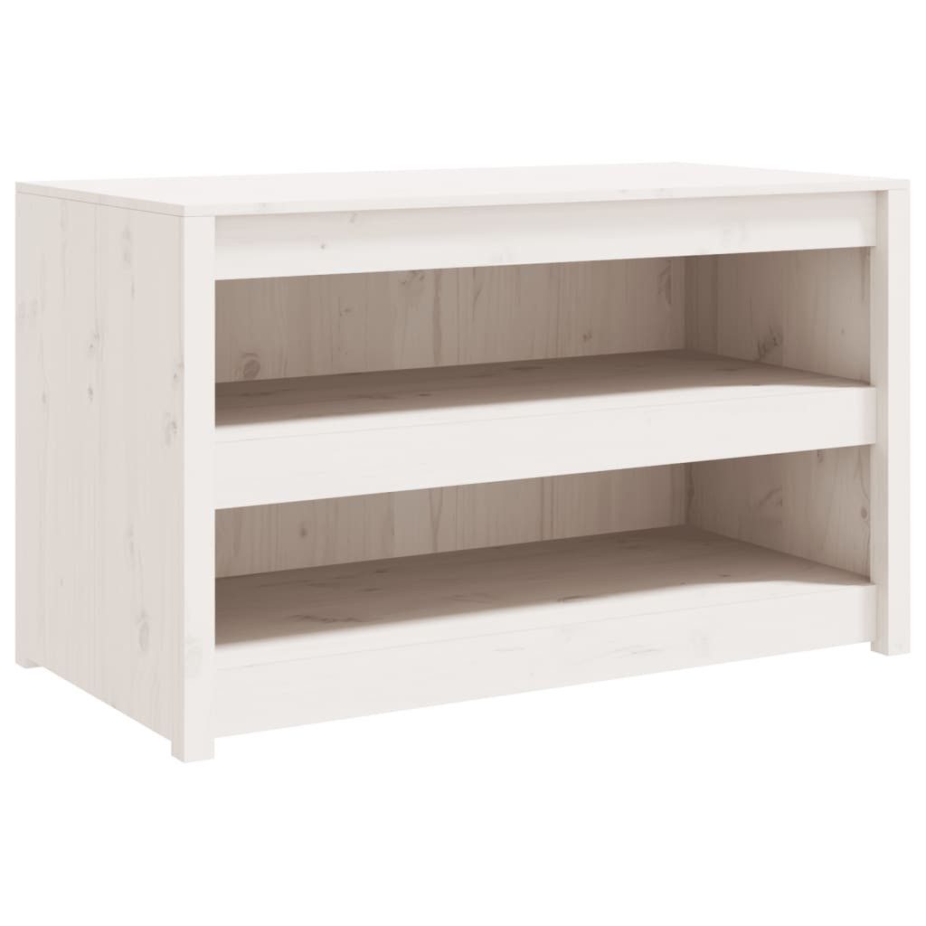 furnicato Outdoor-Küchenmodul Outdoor-Küchenschrank aus Massivholz Weiß 106 x 55 x 64 cm (1-St)
