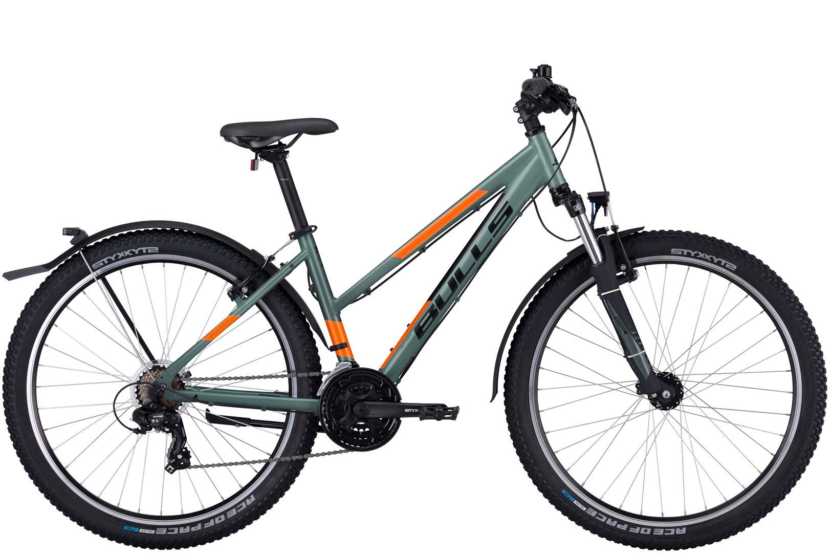 Mountainbike Bulls Sharptail Street 1 27,5'' Damen grün 2024