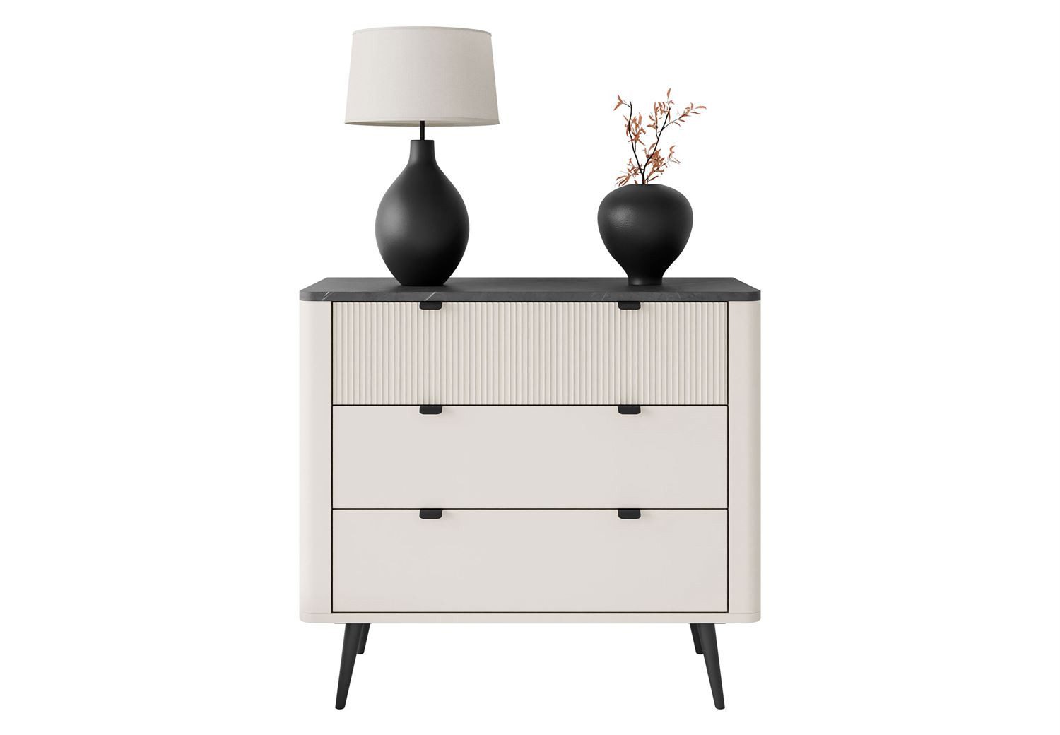 Lookway Kommode für das Wohnzimmer AUTUMN 3S auf hohen Beinen