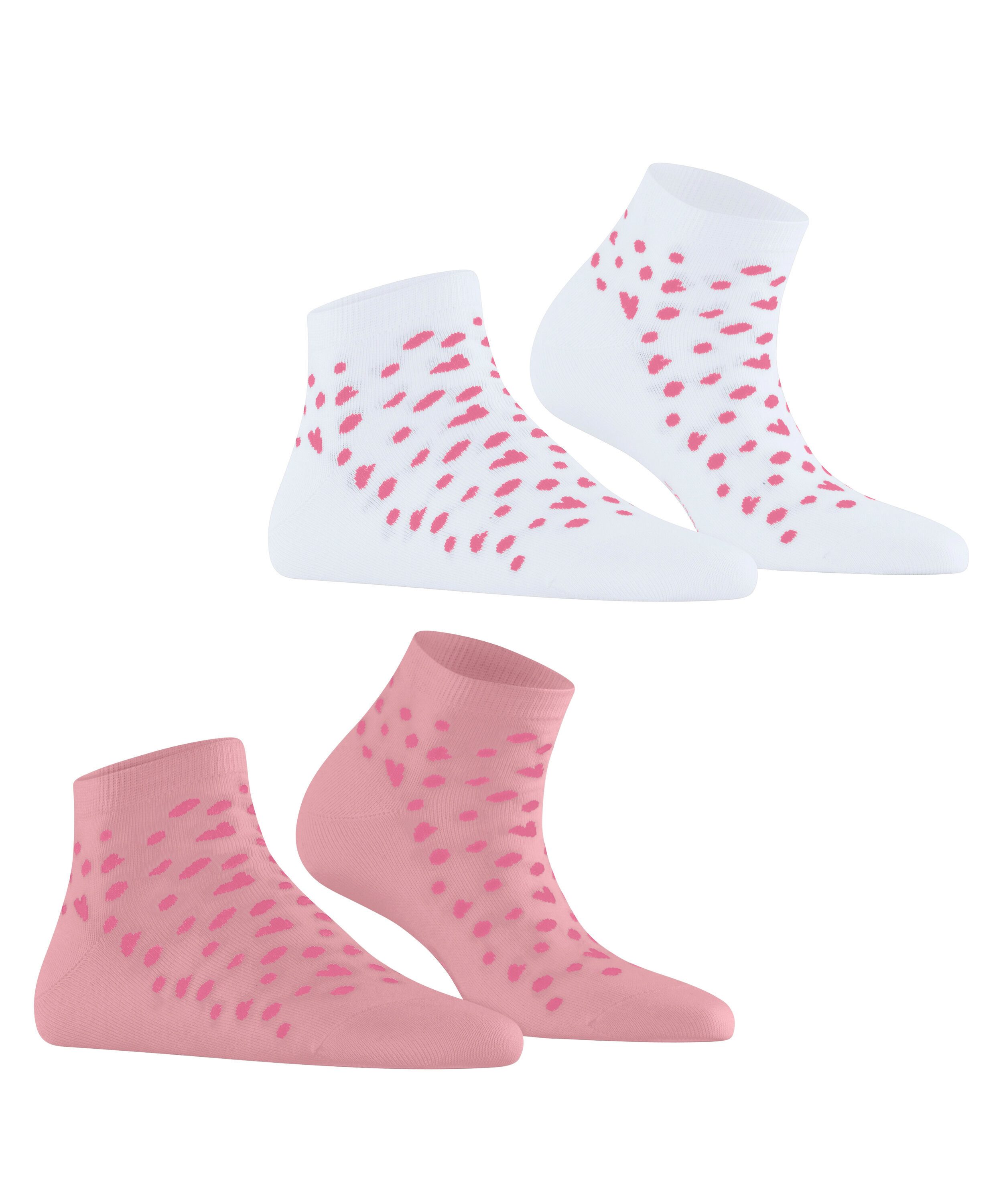 Esprit Sneakersocken Playful Hearts 2-Pack Sneakersocken (2-Paar)