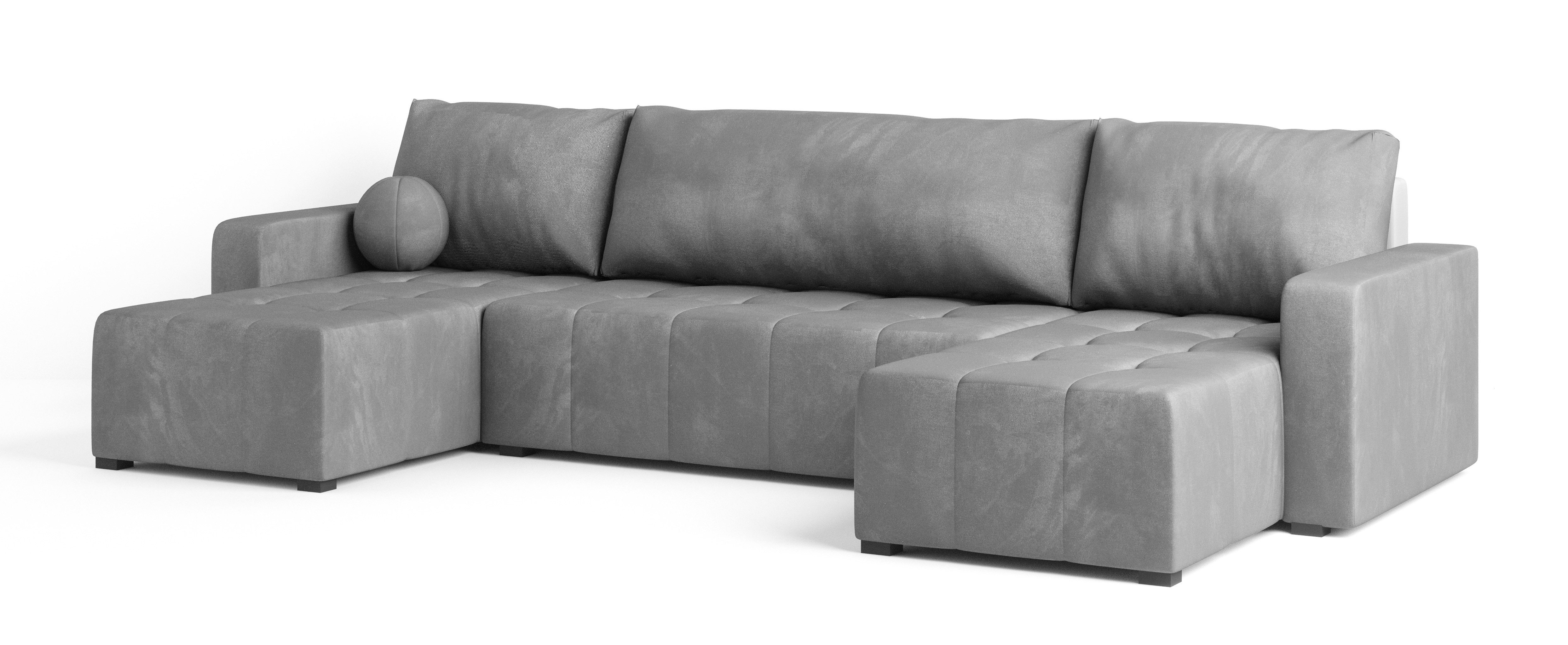 Masseno Ecksofa TOLARI mit Schlaffunktion U-Form, günstig online kaufen
