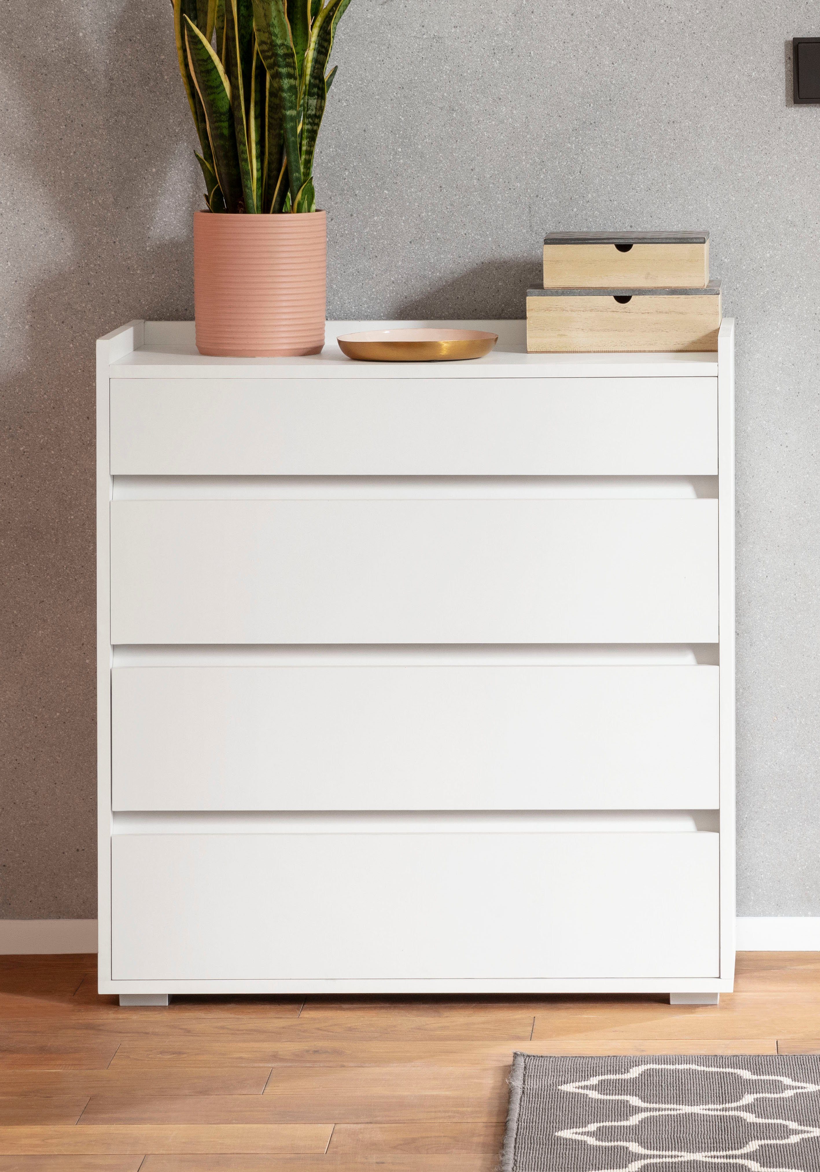 OTTO home Kommode Kosmo, 4 Schubladen mit Vollauszug